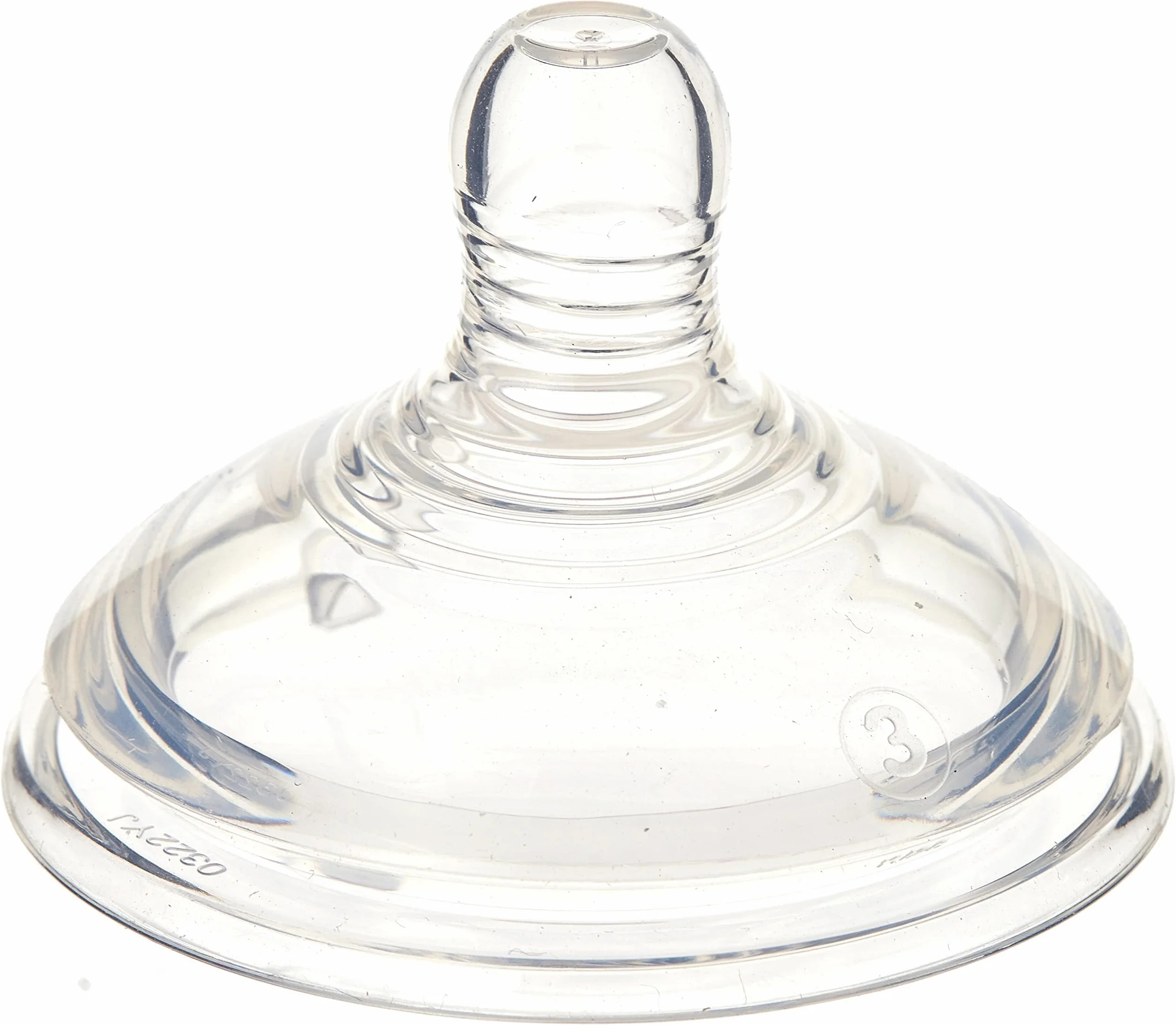 Tommee Tippee Closer to Nature Smoczki do butelki dla niemowląt, podobne do piersi, zawór antykolkowy, miękki silikon, szybki przepływ, od 6 miesięcy, opakowanie 2 szt