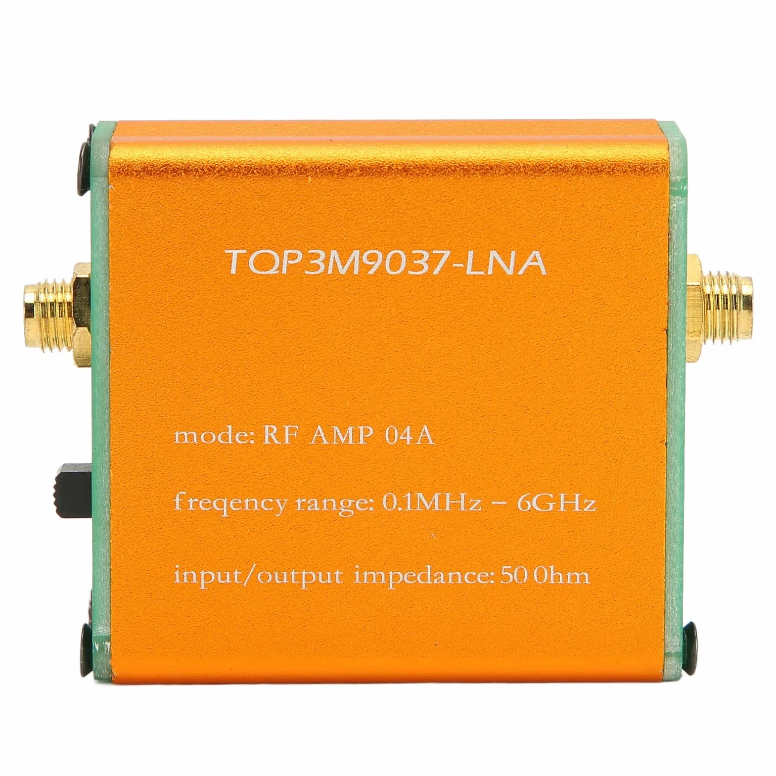 Niski poziom szumów 0,1 MHz 6 GHz, wzmacniacz LNA 20 dB z wysokim wzmocnieniem do krótkofalowych radia FM HF, moduł przedwzmacniacza mocy, gniazdo SMA (dostarczany bez baterii)