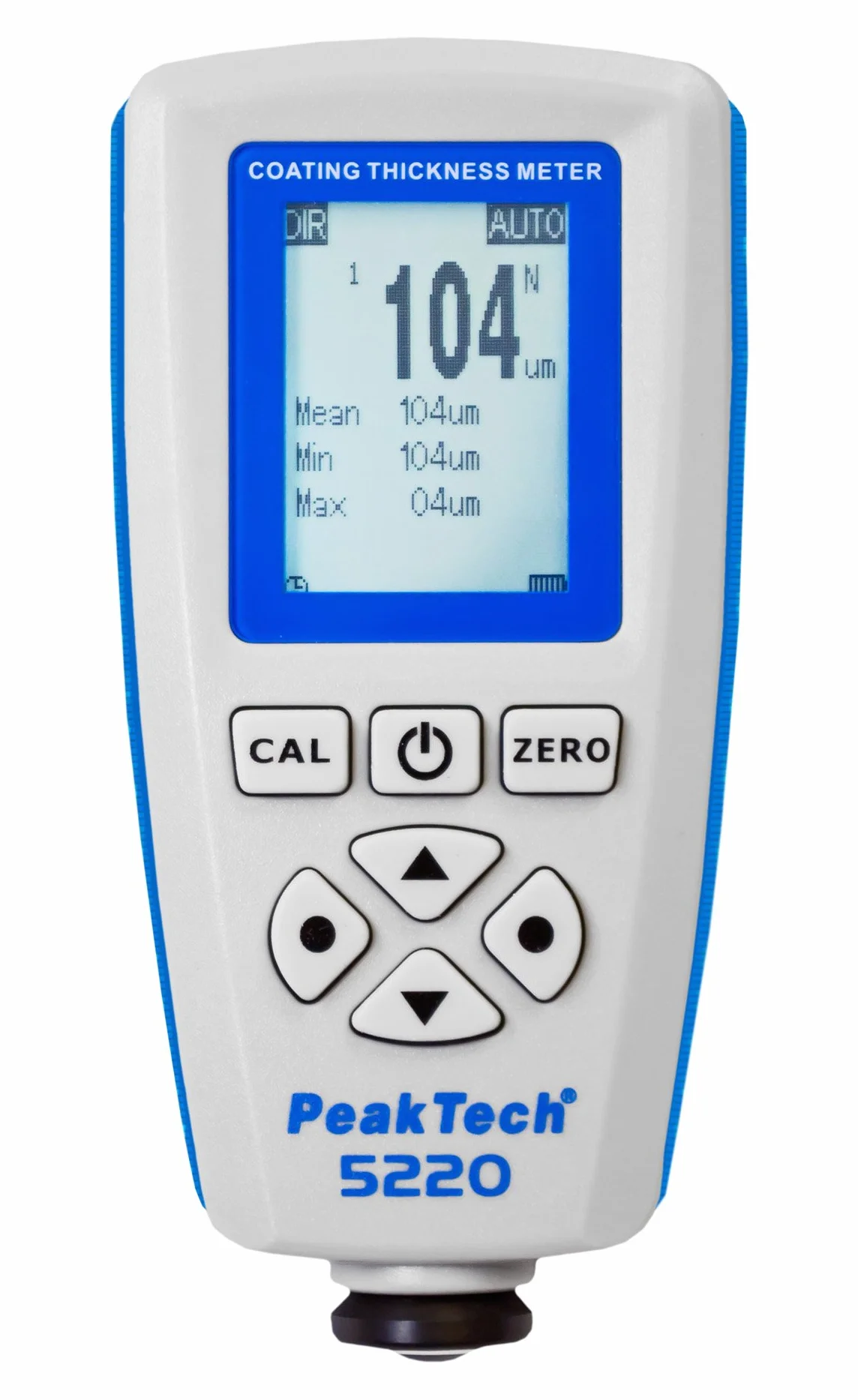 PeakTech P 5220 - Miernik grubości powłok ~ 0 ... 1300 µm ~ materiały FE i Non-FE ~ z USB