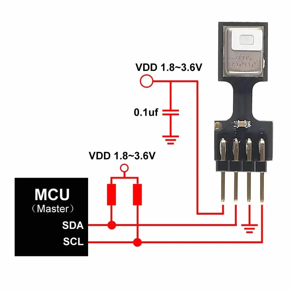 DollaTek Modu? czujnika temperatury i wilgotno?ci AHT25 o wysokiej precyzji do Arduino