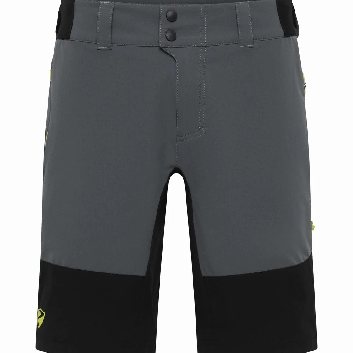 Ziener Męskie spodenki funkcyjne NIANDO-Z - outdoor/rower/czas wolny, szare, 52