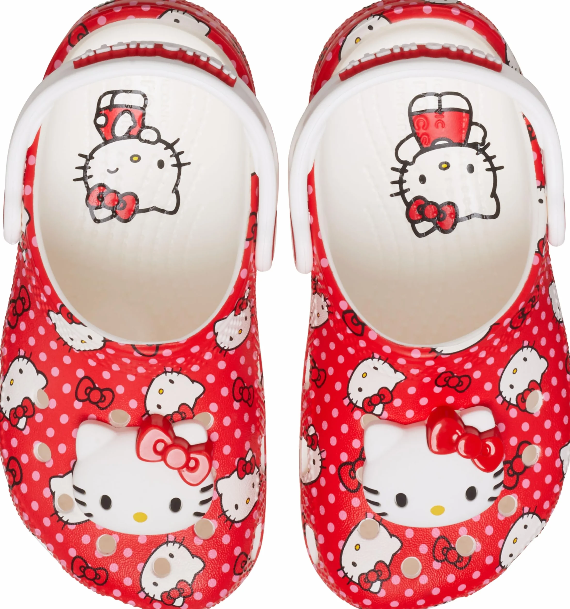 Crocs Uniseks - dzieci Hello Kitty Red Classic Clog TChodak