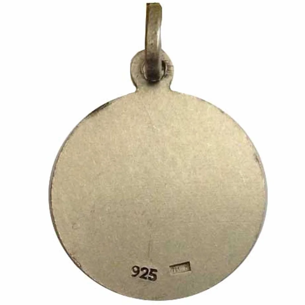I G J Srebro próby 925 Ecce Homo (Behold the Man) Medal - Święte oblicze Chrystusa, Srebro szterlingowe, Bez kamieni szlachetnych