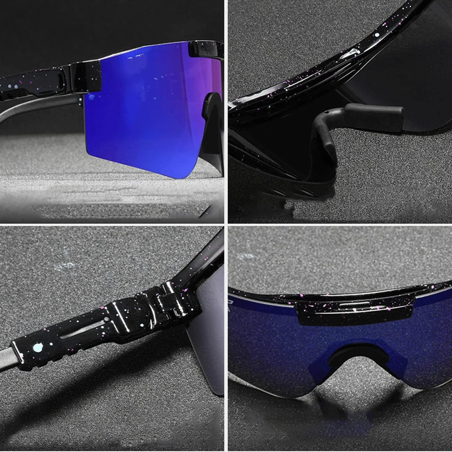 DieffematicMJ Okulary przeciwsłoneczne Okulary przeciwsłoneczne Spolaryzowane Podwójne Okulary męskie Okulary Okulary Okulary TR Okulary ochronne z oryginalnym pudełkiem (Color : 2)