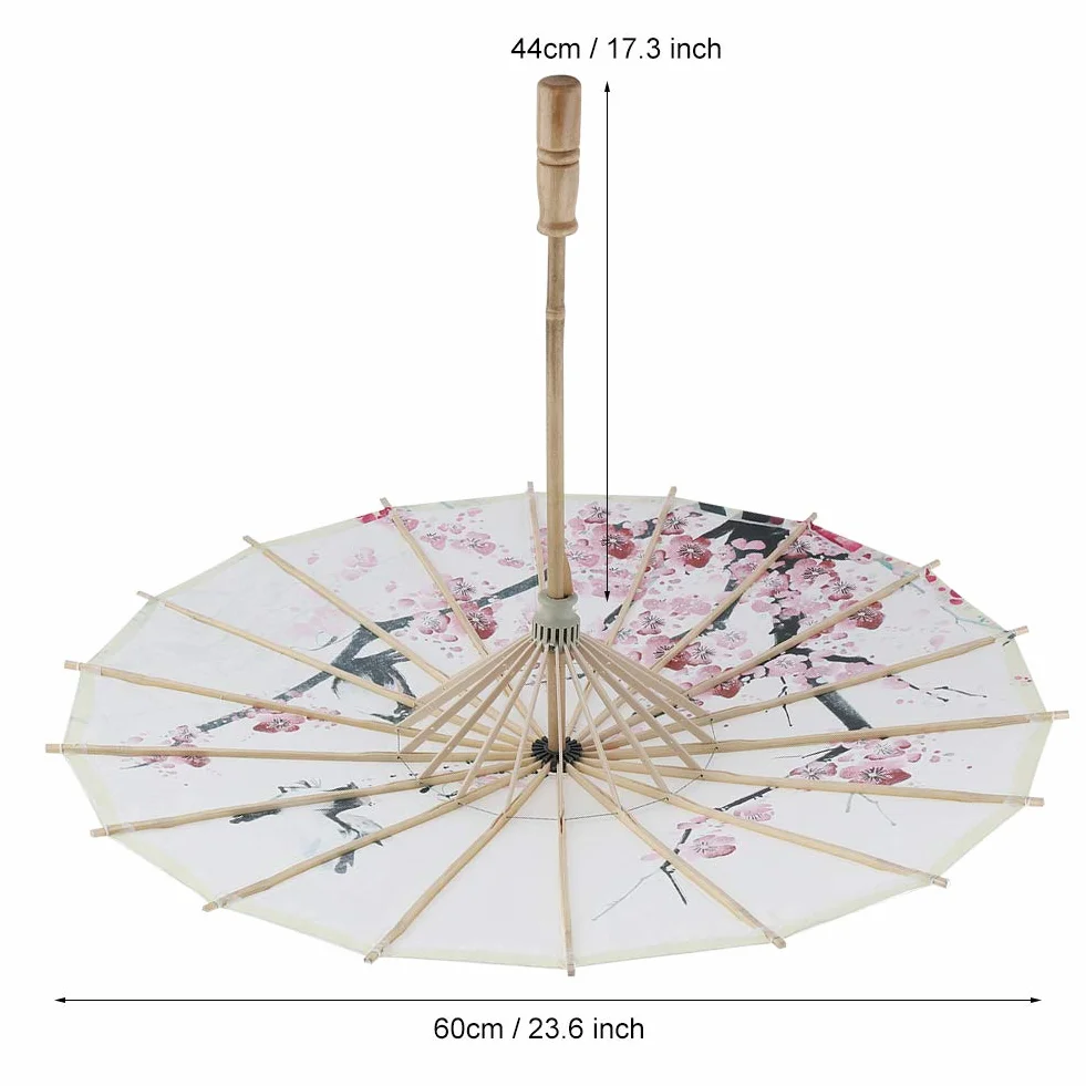 Parasole Mały Rozmiar Chowany Klasyczny Ręcznie Robiony Olejowany Papierowy Parasol Chińska Japońska Sztuka Orientalna Taniec Klasyczny Kwiat Śliwki Malarstwo Przeciwdeszczowy Parasol,