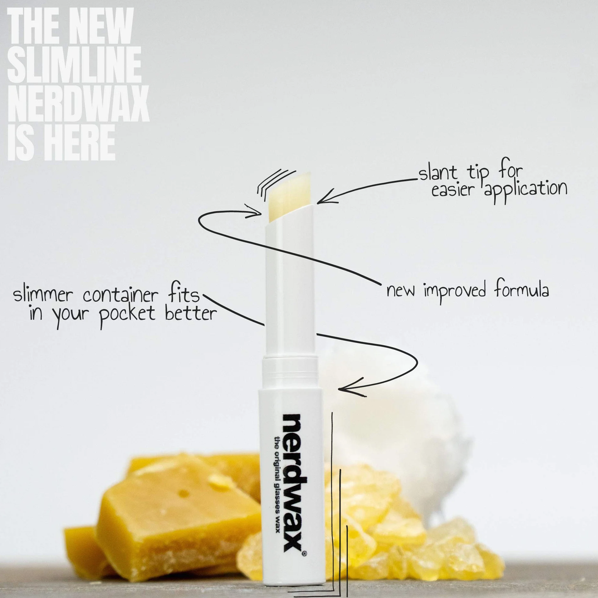 Nowy Nerdwax Slimline Design - pojedynczy | Stop Slipping Glasses jak widać na zbiorniku rekina