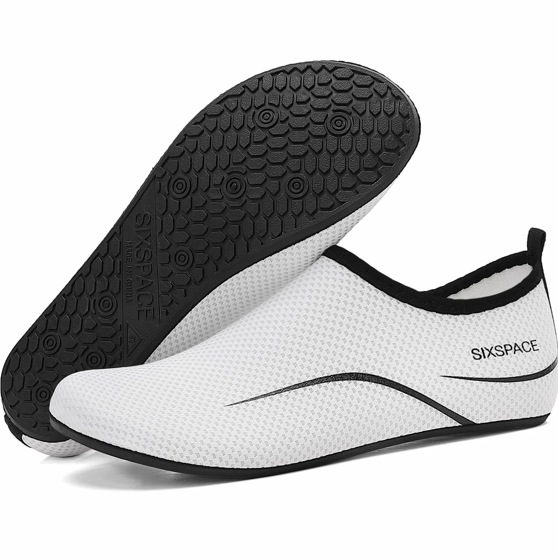 Sixspace Buty kąpielowe, buty do wody, buty plażowe, szybkoschnące, oddychające, do surfowania, dla mężczyzn i kobiet, rozm. 34-47