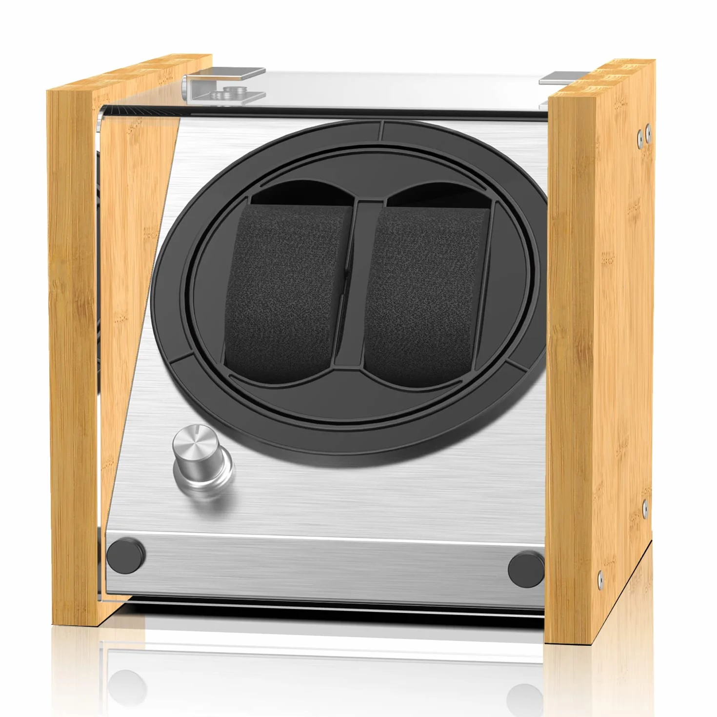 Smith WWS-B1BAM Watch Winder rotomat z drewna bambusowego na 2 zegarki