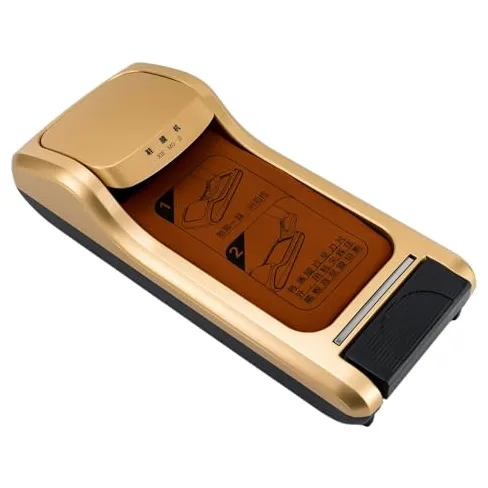 Automatyczny dozownik ochraniaczy na buty Przenośny dozownik folii na buty Nadaje się do ochrony podłóg w domach, biurach, supermarketach i warsztatach (Gold)