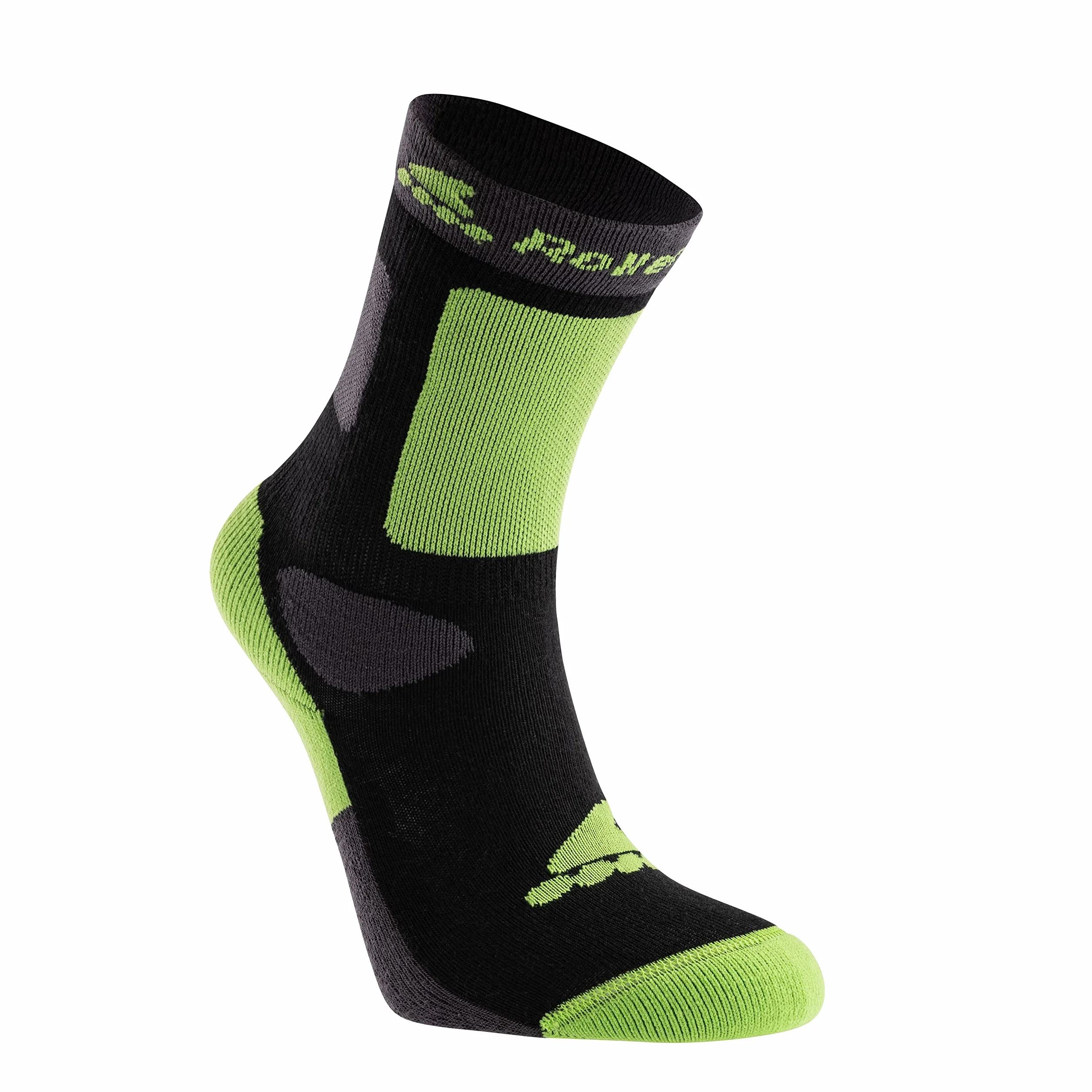 Rollerblade Kids Socks Skarpetki sportowe Unisex-dla dzieci i chłopców, Zielony, 31-34