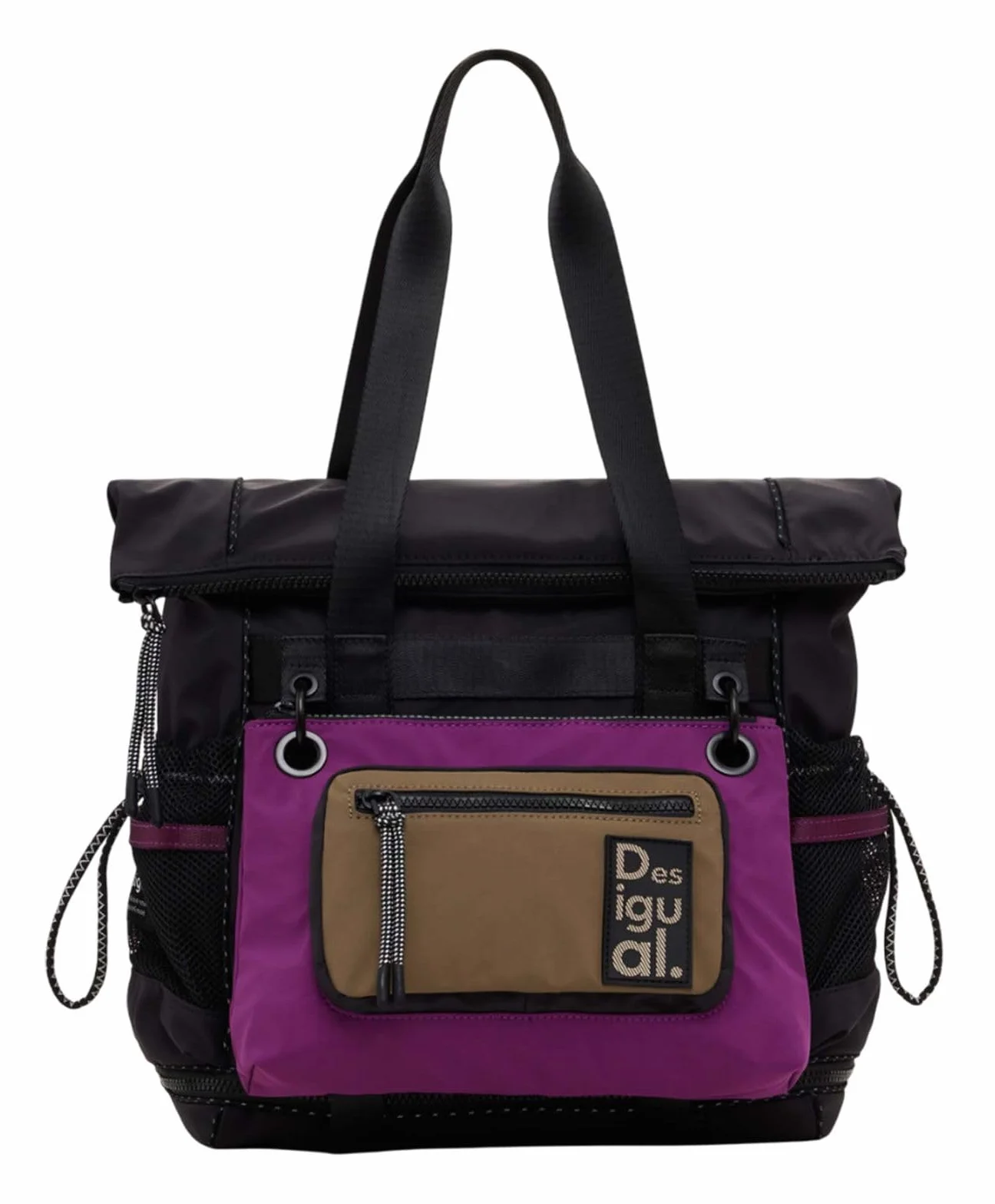 Desigual BACK_MODULARIS BLUE25 VOY, U, 2000 BLACK, Czarny (Black), 29.1, zwykły