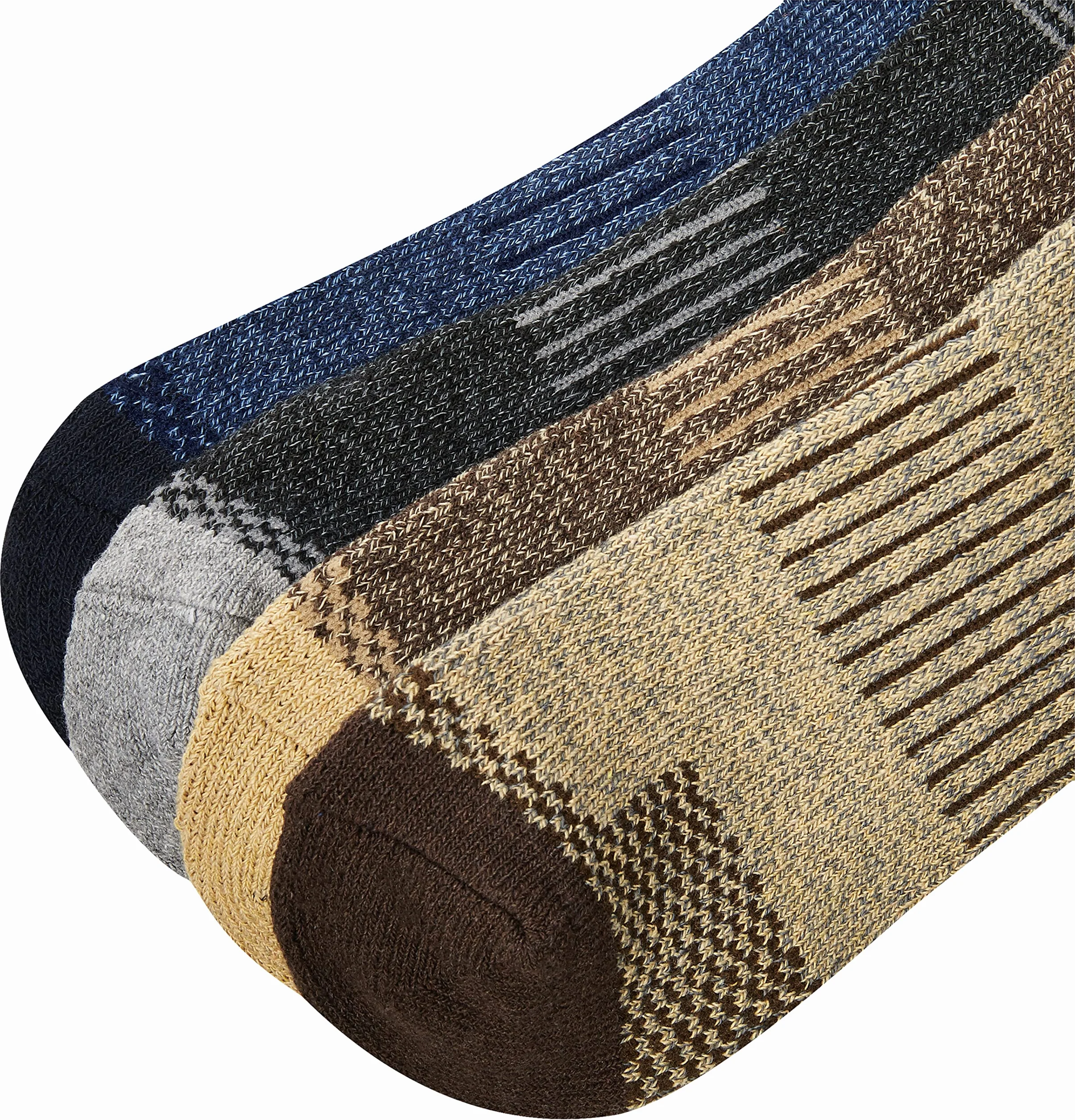 Columbia Skarpety męskie na co dzień, Czarny/brązowy/niebieski/khaki, L