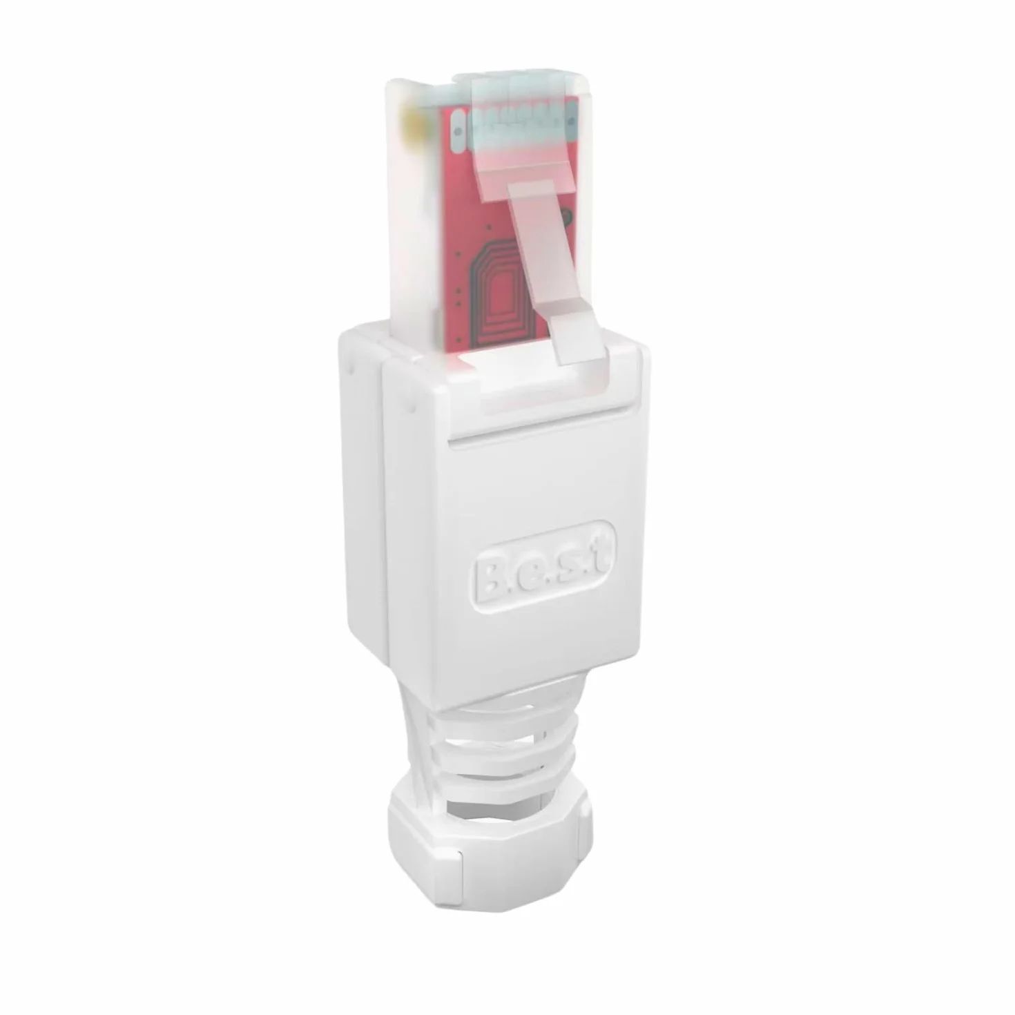 Germany B.e.s.t 10 x wtyczka sieciowa RJ45 CAT6 bez użycia narzędzi - beznarzędziowa wtyczka LAN UTP do CAT5, CAT6, CAT7 - nadaje się do kabli instalacyjnych i krosowych
