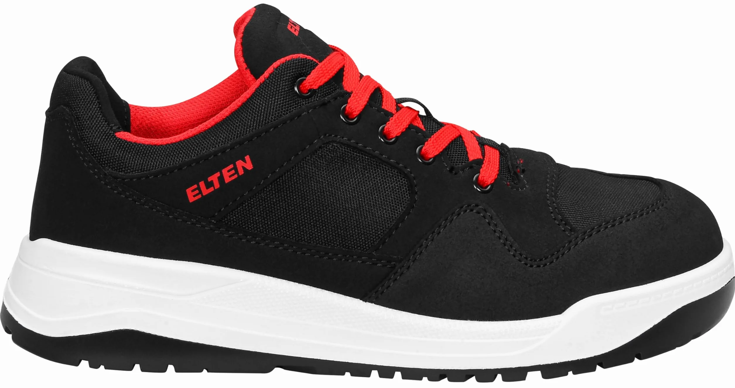 ELTEN Uniseks Elten Sicherheitsschuhe Maverick Black Low Esd S3, Herren, Sportlich, Sneaker, Leicht, Schwarz, Stahlkappetrampki ochronne