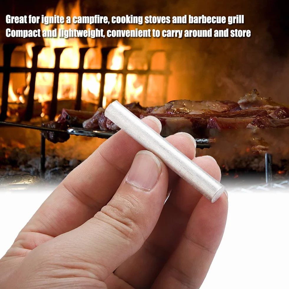 Pręt Metalowy Magnezu Pręt Elementu Mg 99,99% Survival Emergency Accessory Wiercona Podpałka Podgrzewacz Ciepłej Wody(8mm*60mm)