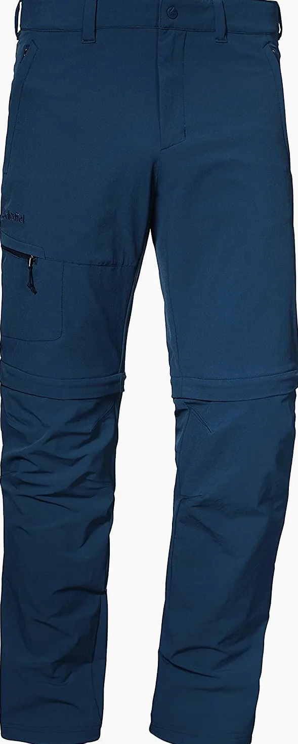 Schöffel Pants Koper1 Zip Off - Elastyczne spodnie męskie z funkcją Zip-Off, szybkoschnące i chłodzące spodnie trekkingowe z 4-kierunkowego stretchu Mężczyźni
