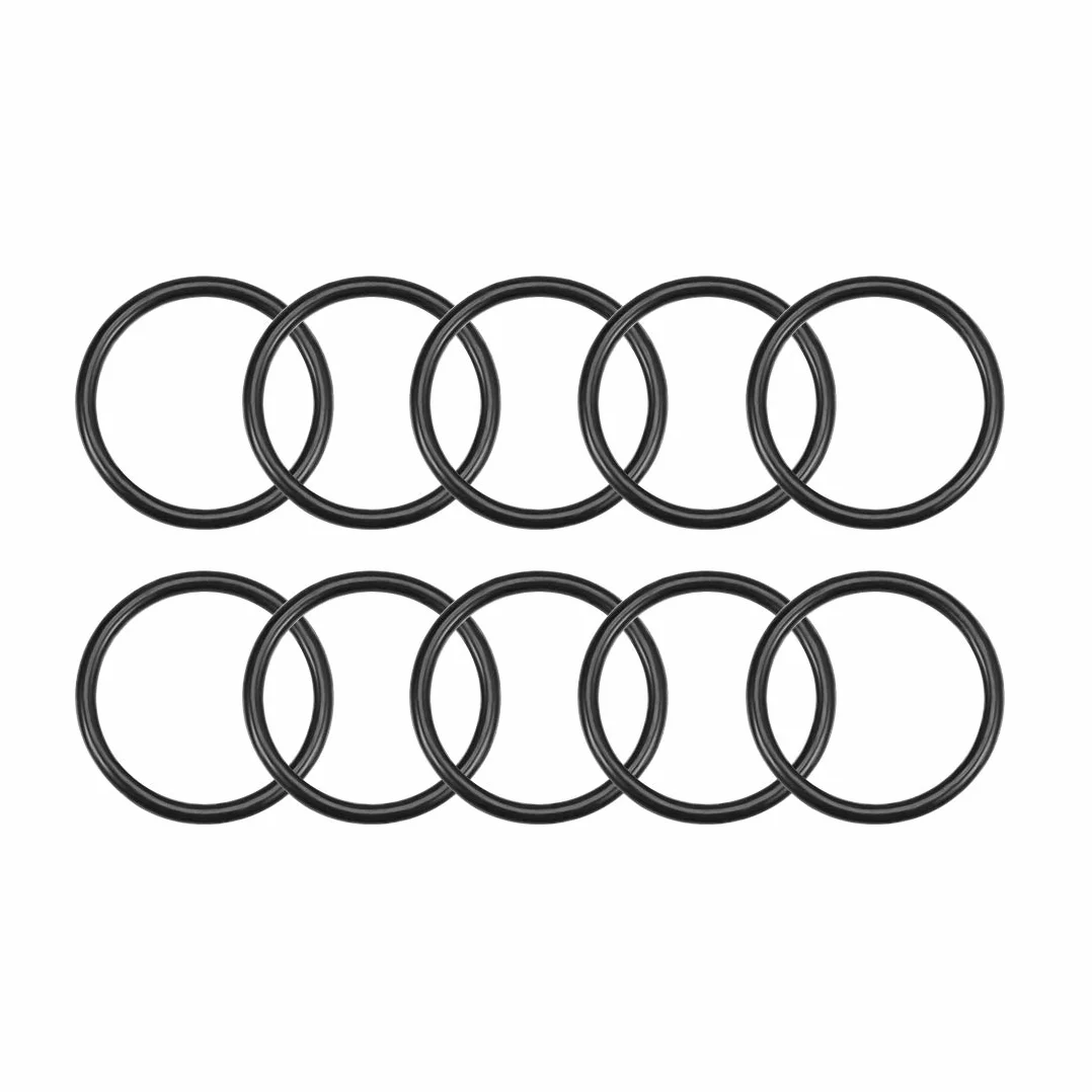 sourcing map 10 szt. o-ringi kauczuk nitrylowy 6 mm-32 mm średnica wewnętrzna 2,5 mm szerokość okrągła uszczelka 24 mm x 29 mm x 2,5 mm