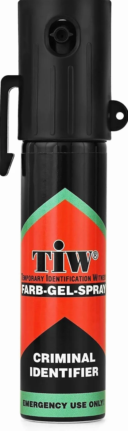 Farbgel TIW mini spray do identyfikacji kryminalnej z kaburą