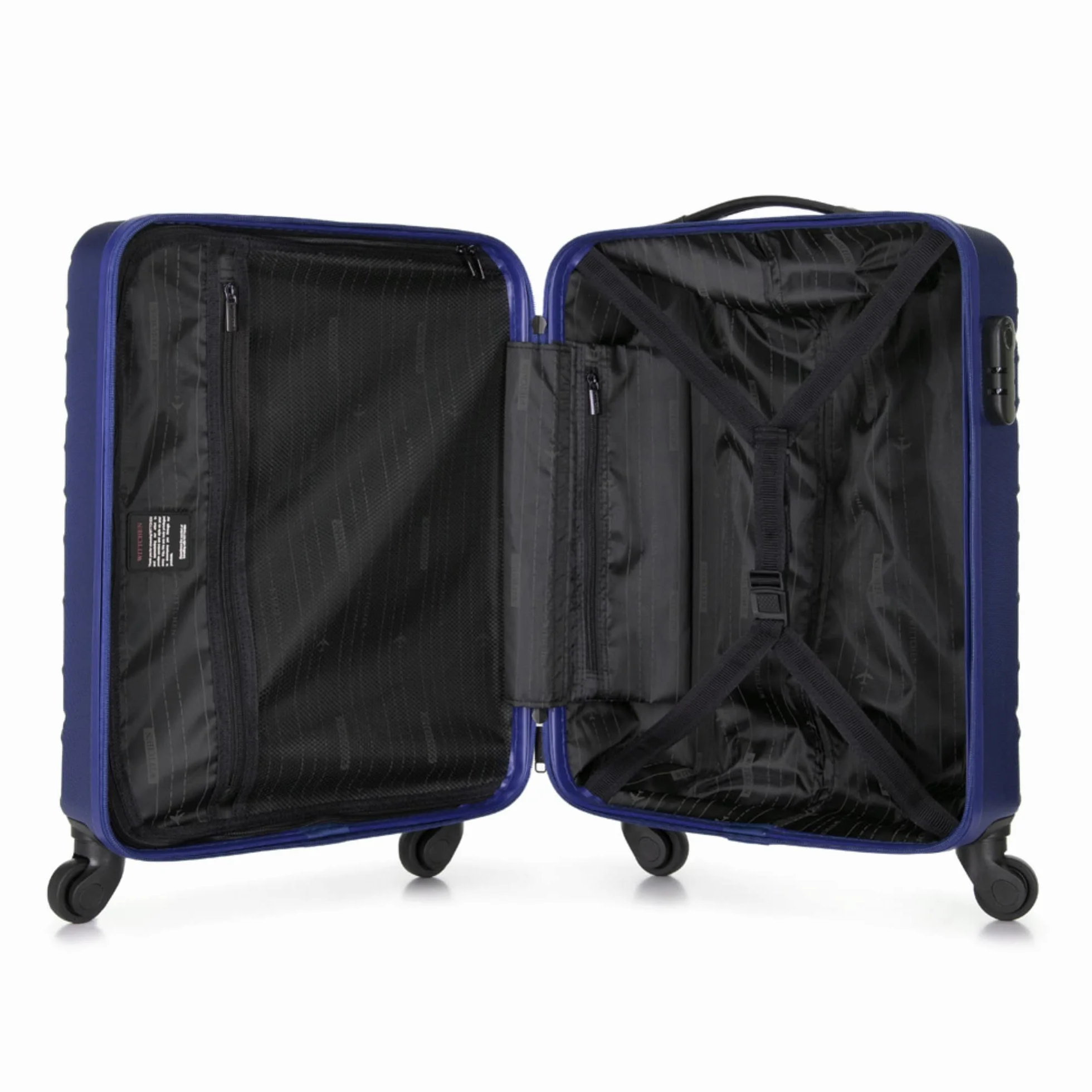 WITTCHEN Walizka bagaż podręczny twarda ABS 36L 55x40x20 cm Ciemnoniebieski