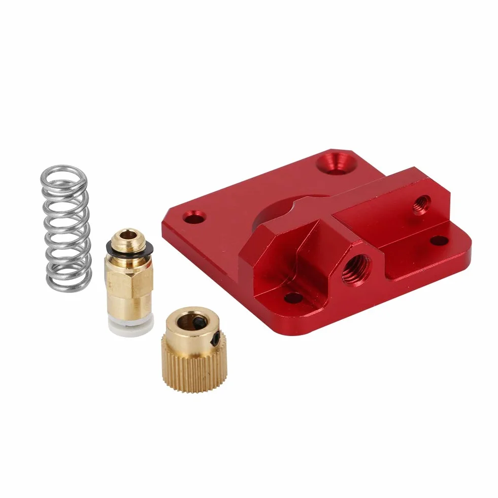 Wytłaczarka do drukarki 3D, wytłaczarka CR-10, ulepszony, całkowicie metalowy napęd podajnika ekstrudera MK-8, aluminiowy 1,75 mm dla Creality Ender 3, CR-10, CR-10S, CR-10 S4, CR-10 S5