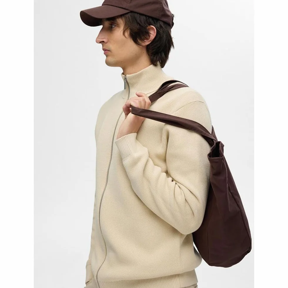 SELECTED HOMME Kardigan Mężczyźni Slhdane Ls Knit Structure Full Zip