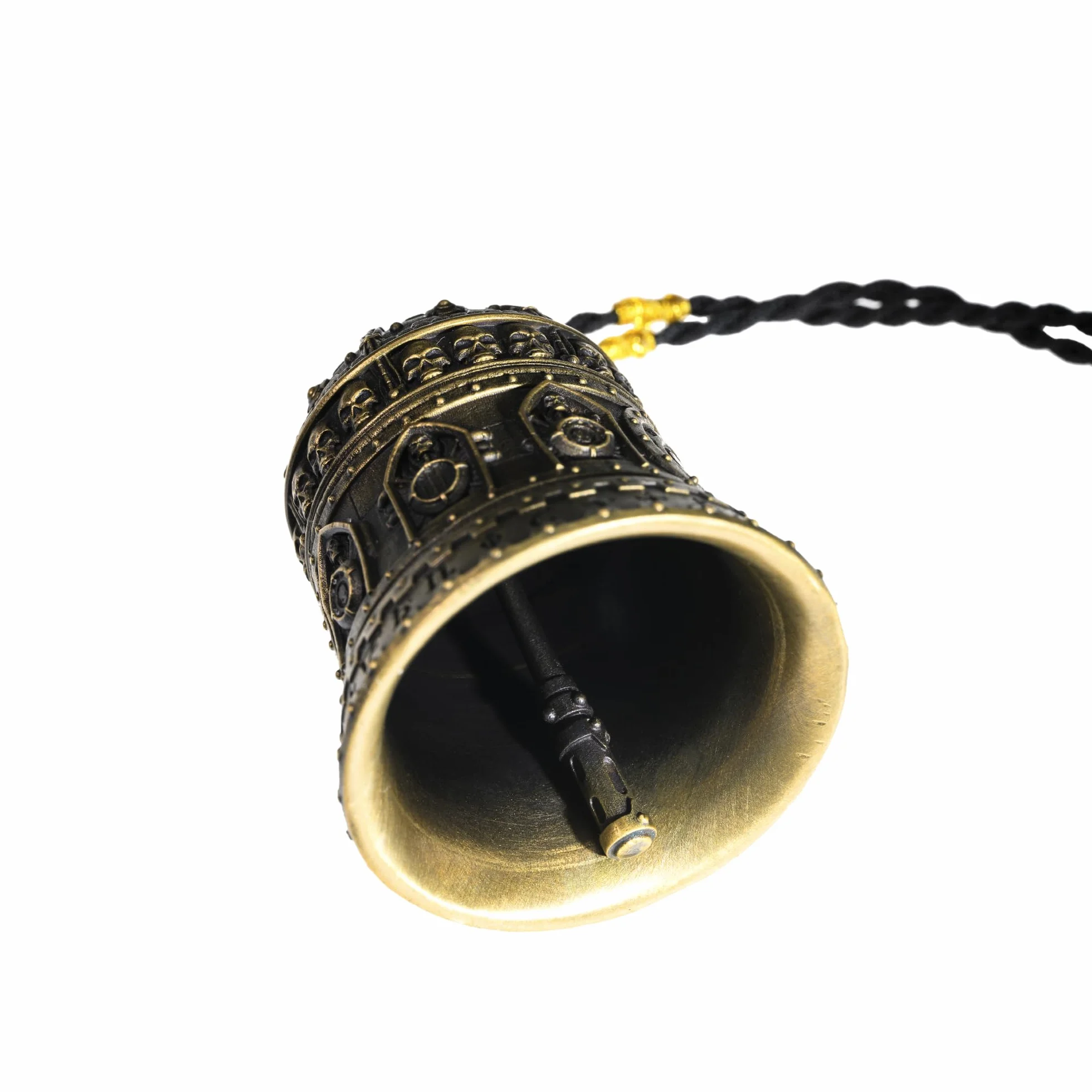 Adeptus Mechanicus Miedziany Wisiorek Warhammer 40K Dominacja Dzwon Ominissah Czarny Pleciony Sznur