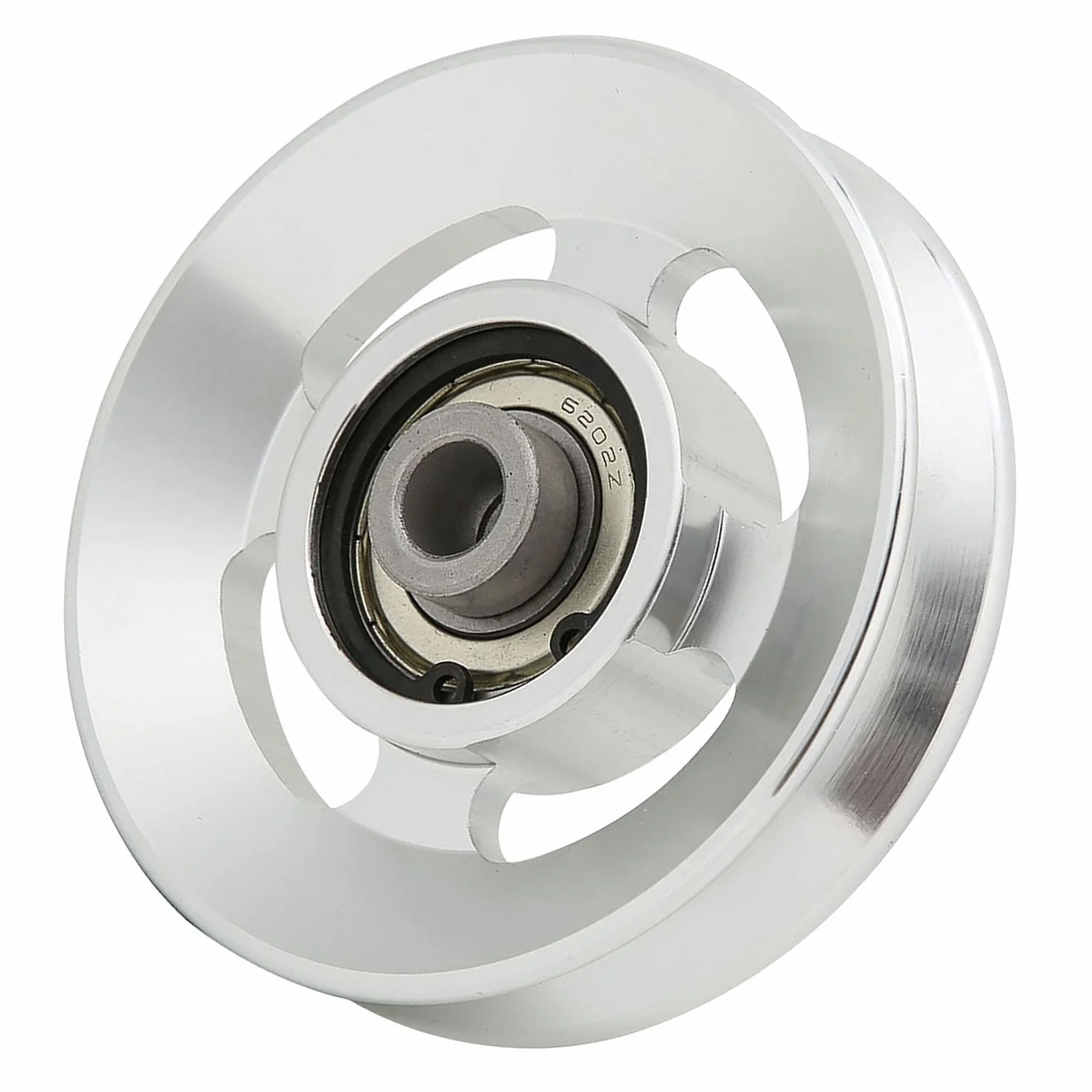 Akozon Koło pasowe, domowe przystawki na siłownię, akcesoria do treningu siłowego, 115 mm, koło pasowe fitness ze stopu aluminium (średnica 90 mm)