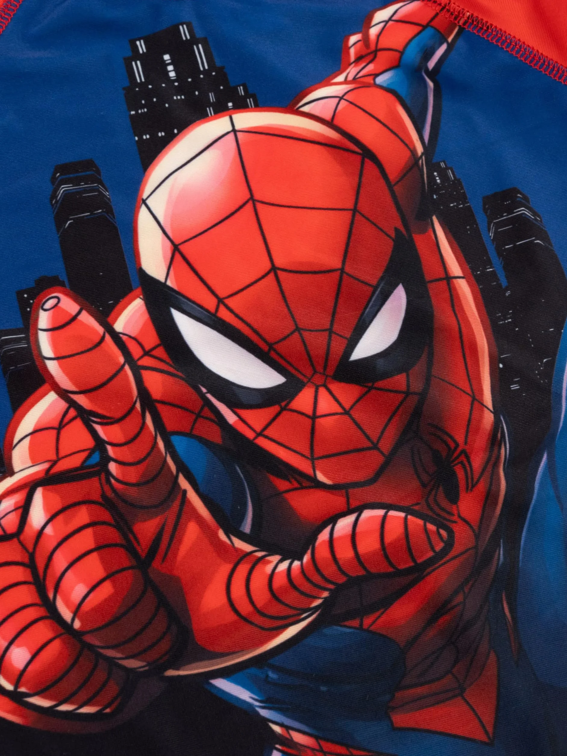 United Labels Spiderman dwuczęściowy kostium kąpielowy z ochroną UV 30 dla chłopców czerwono-niebieski