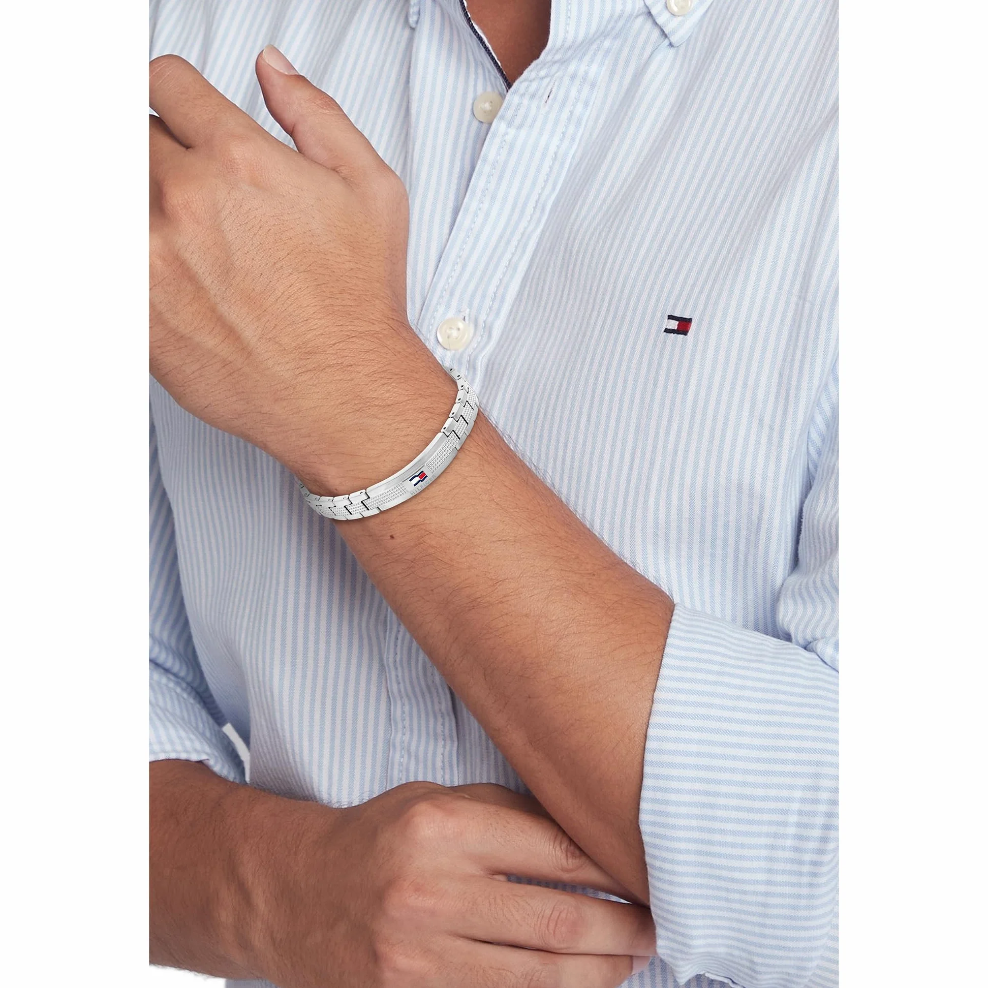Tommy Hilfiger Jewelry Bransoletka męska ze stali nierdzewnej