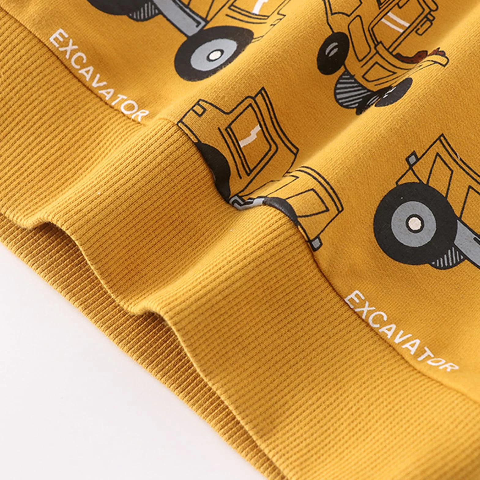 Bluza dziewczęca bawełniana sportowa z długim rękawem okrągły dekolt