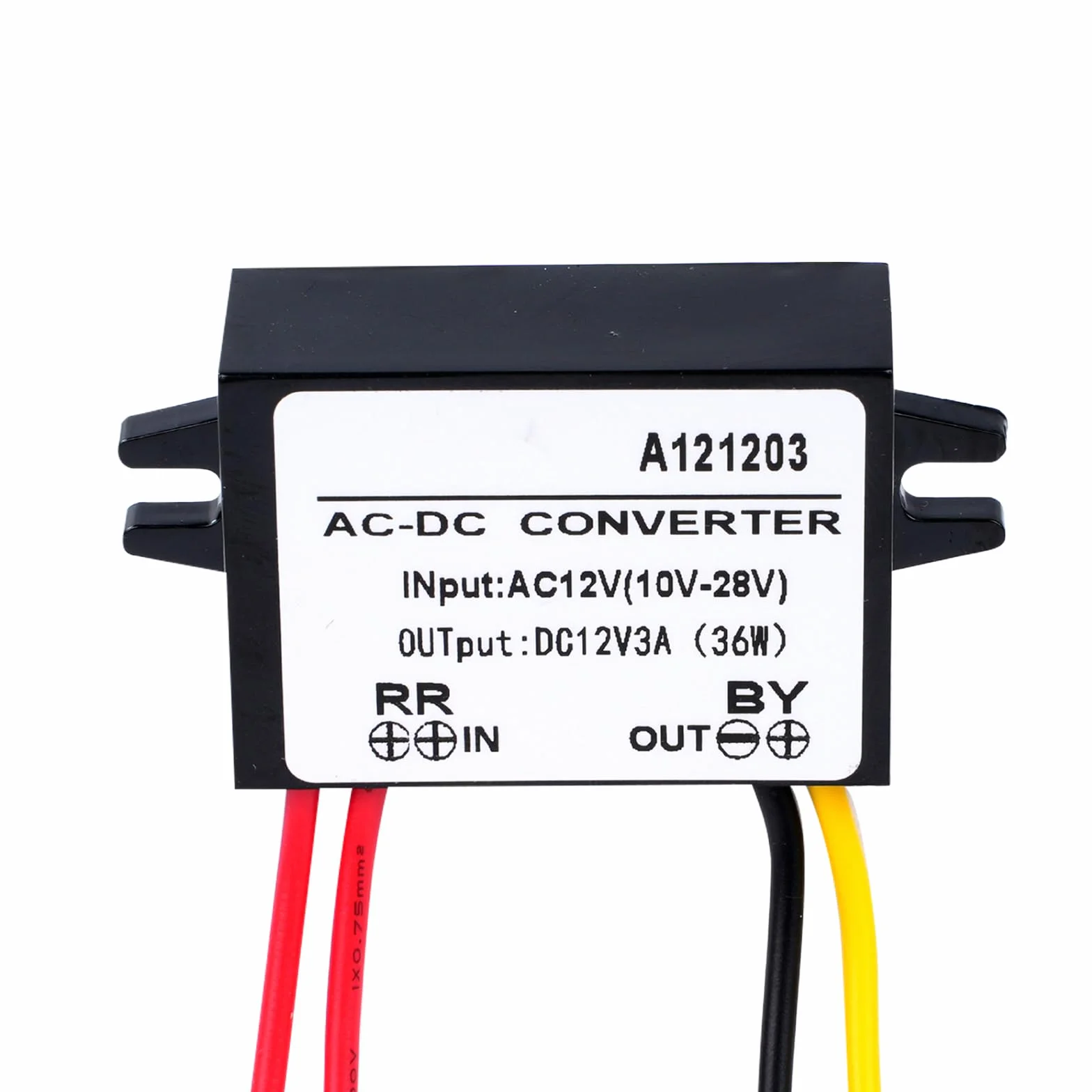 Regulator napięcia 12 V, AC 10-28 V do DC 12 V, 3 A, 36 W, konwerter mocy Buck, wejście 10-28 V AC, wyjście 12 V DC, wodoodporny moduł konwertera Buck 10-28 V AC