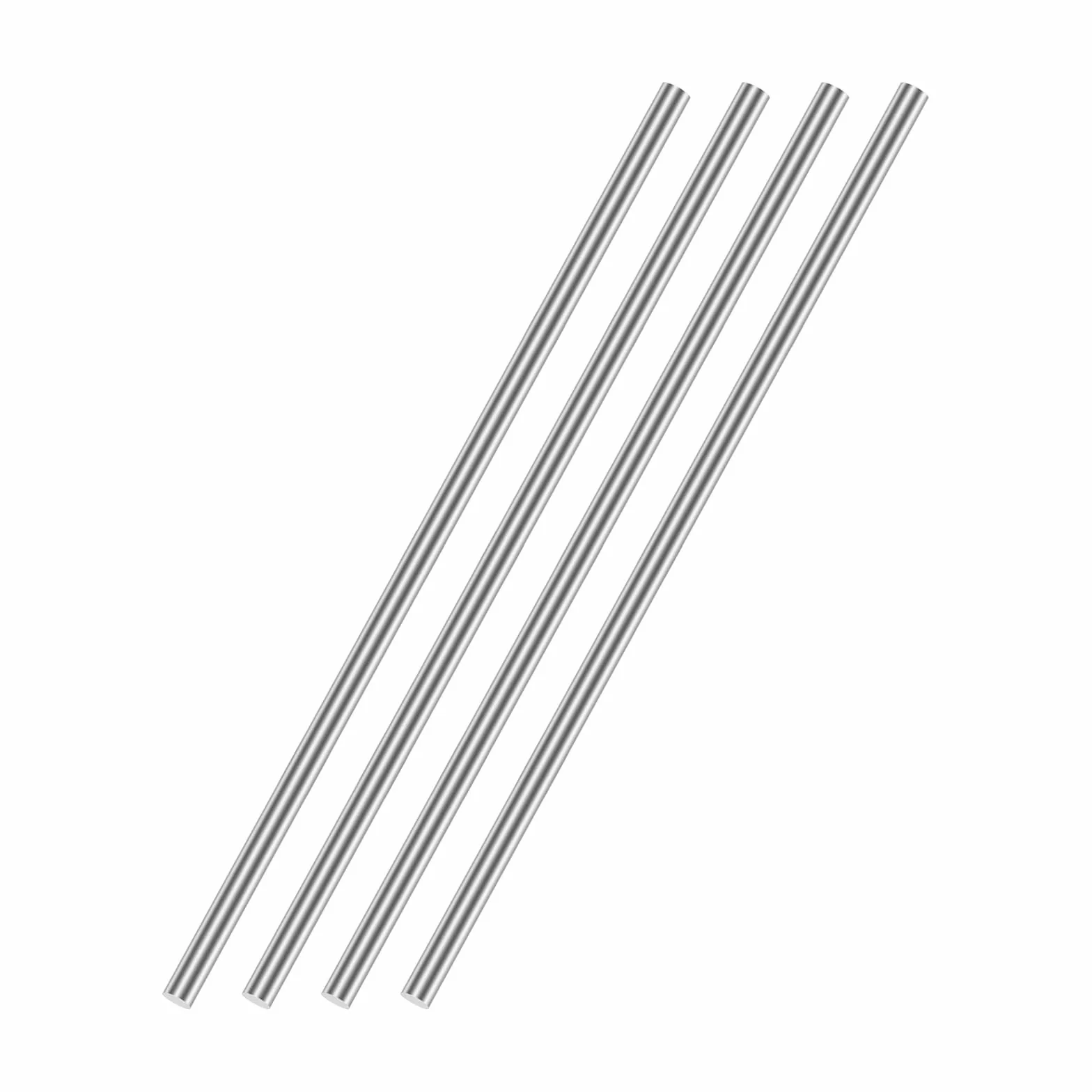 QUARKZMAN 3 mm x 150 mm (1/8" x 6") solidny okrągły pręt ze stali nierdzewnej do rękodzieła DIY 304-4 sztuki