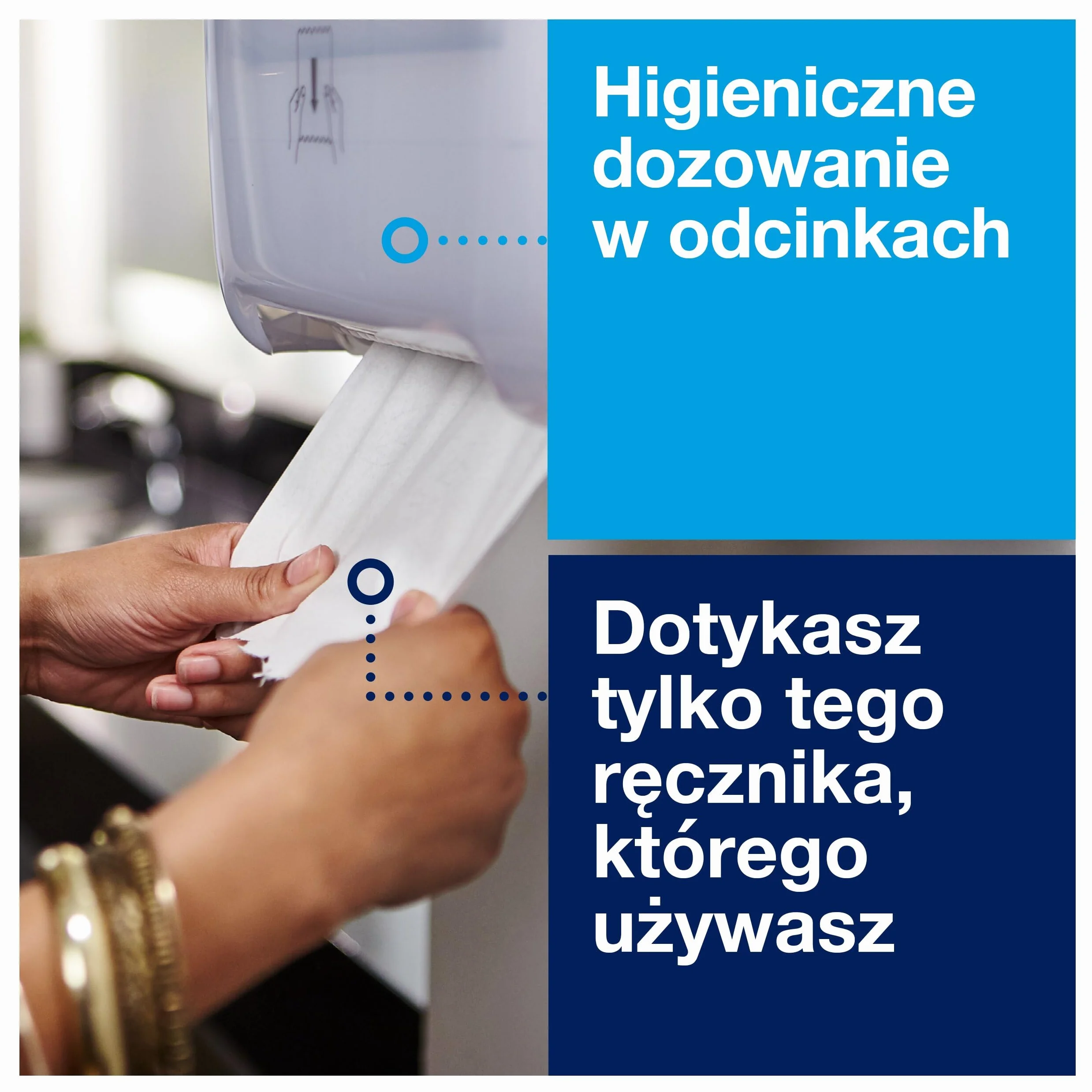 Tork Matic dozownik do ręczników papierowych w roli, biały, H1, wskaźnik zużycia, linia Elevation, 551000