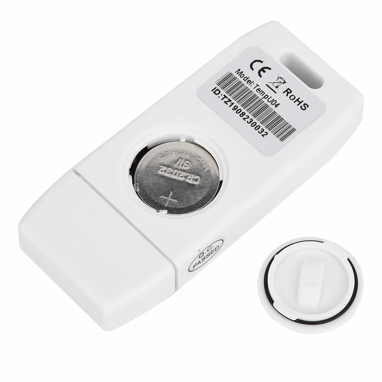 Rejestrator Temperatury, Cyfrowy Rejestrator Danych Temperatury USB z Raportami PDF i CSV Wielokrotnego Użytku Rejestrator Temperatury 32000 Punktów, Wyświetlacz LCD o Wysokiej