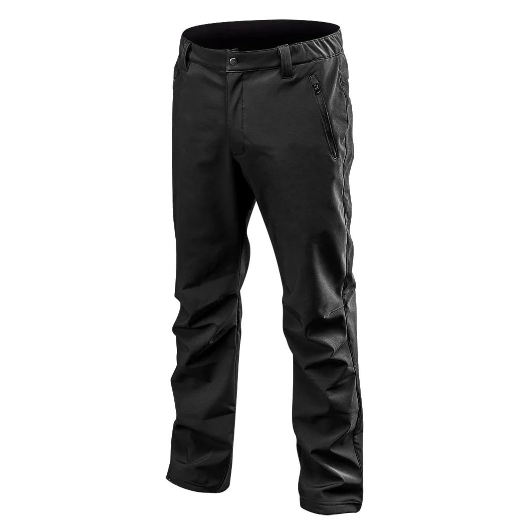 NEO TOOLS Spodnie softshellowe, czarne, zimowe, wodoszczelne, softshellowe, spodnie rekreacyjne, spodnie robocze, outdoorowe, spodnie ochronne, spodnie trekkingowe, S-3XL