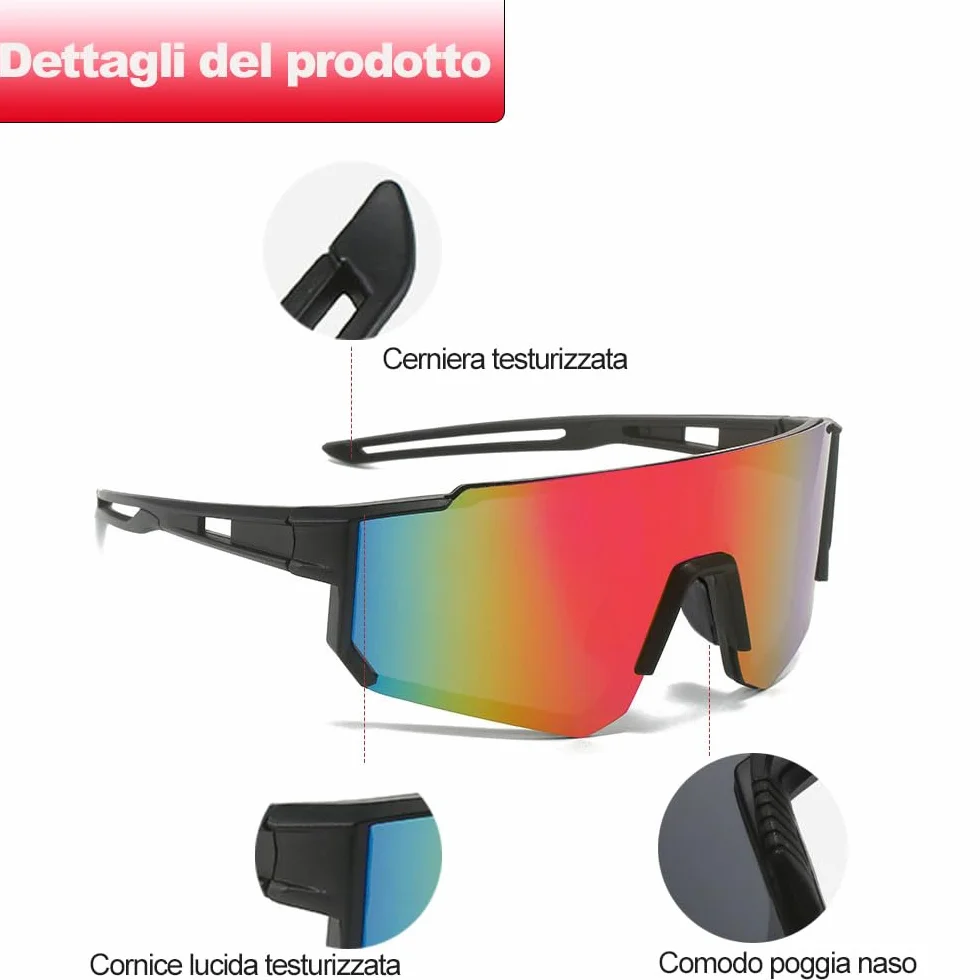 2 szt. spolaryzowane okulary rowerowe, sportowe okulary przeciwsłoneczne, męskie i damskie spolaryzowane okulary rowerowe, odpowiednie do jazdy na rowerze, biegania, wspinaczki górskiej