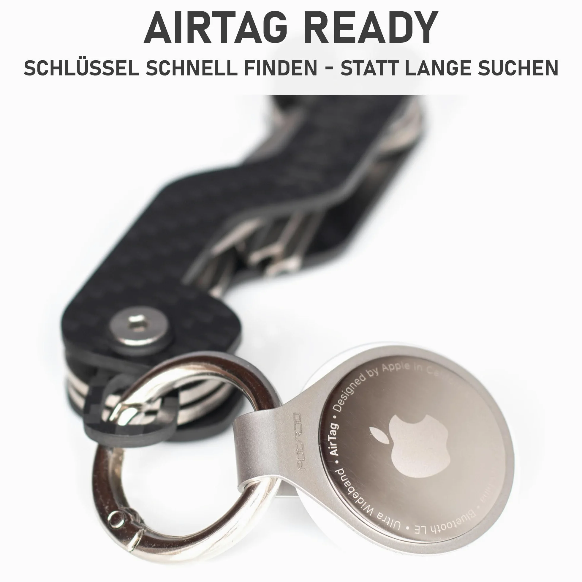 Zestaw upominkowy 4 w 1: organizer na klucze + narzędzie wielofunkcyjne + uchwyt AirTag + Slim Wallet