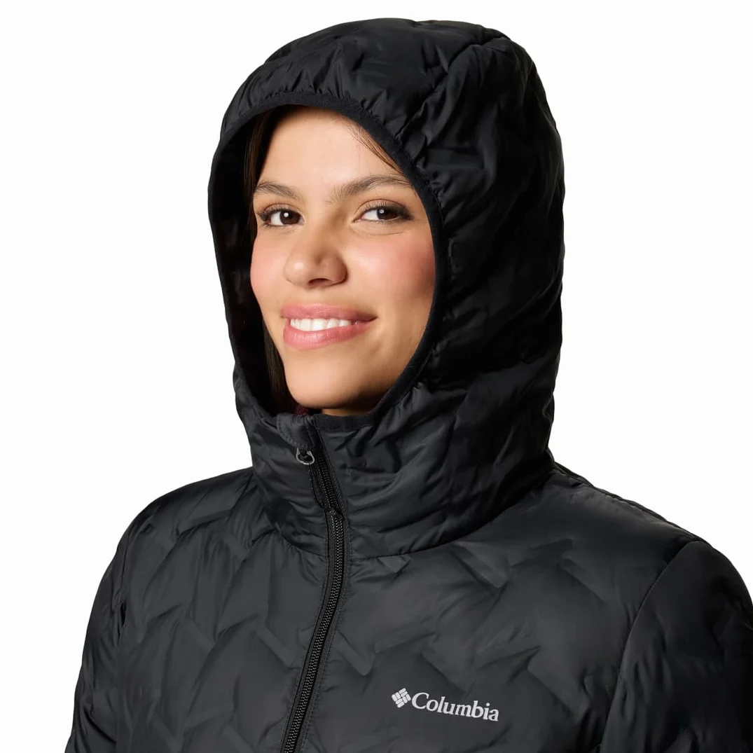 Columbia Damska długa kurtka puchowa Delta Ridge 2, czarna, XL