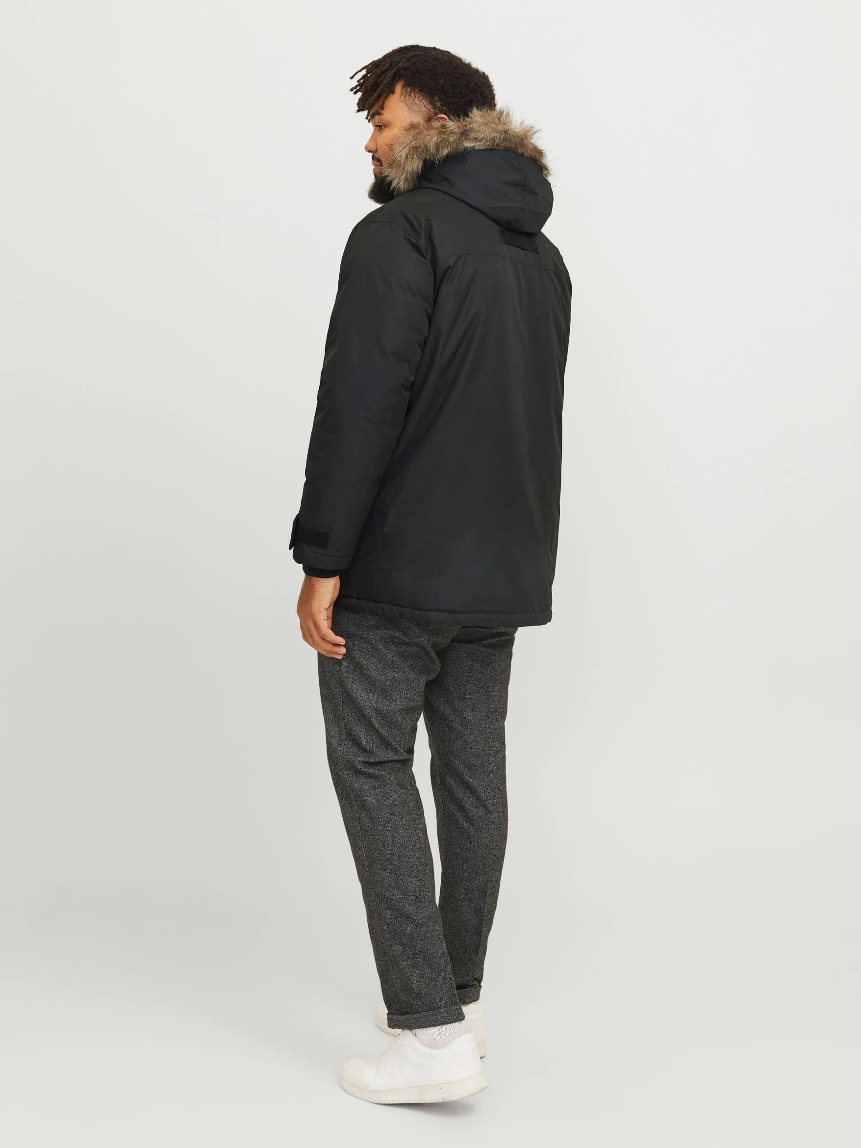 JACK & JONES Męska parka Plus Size Parka