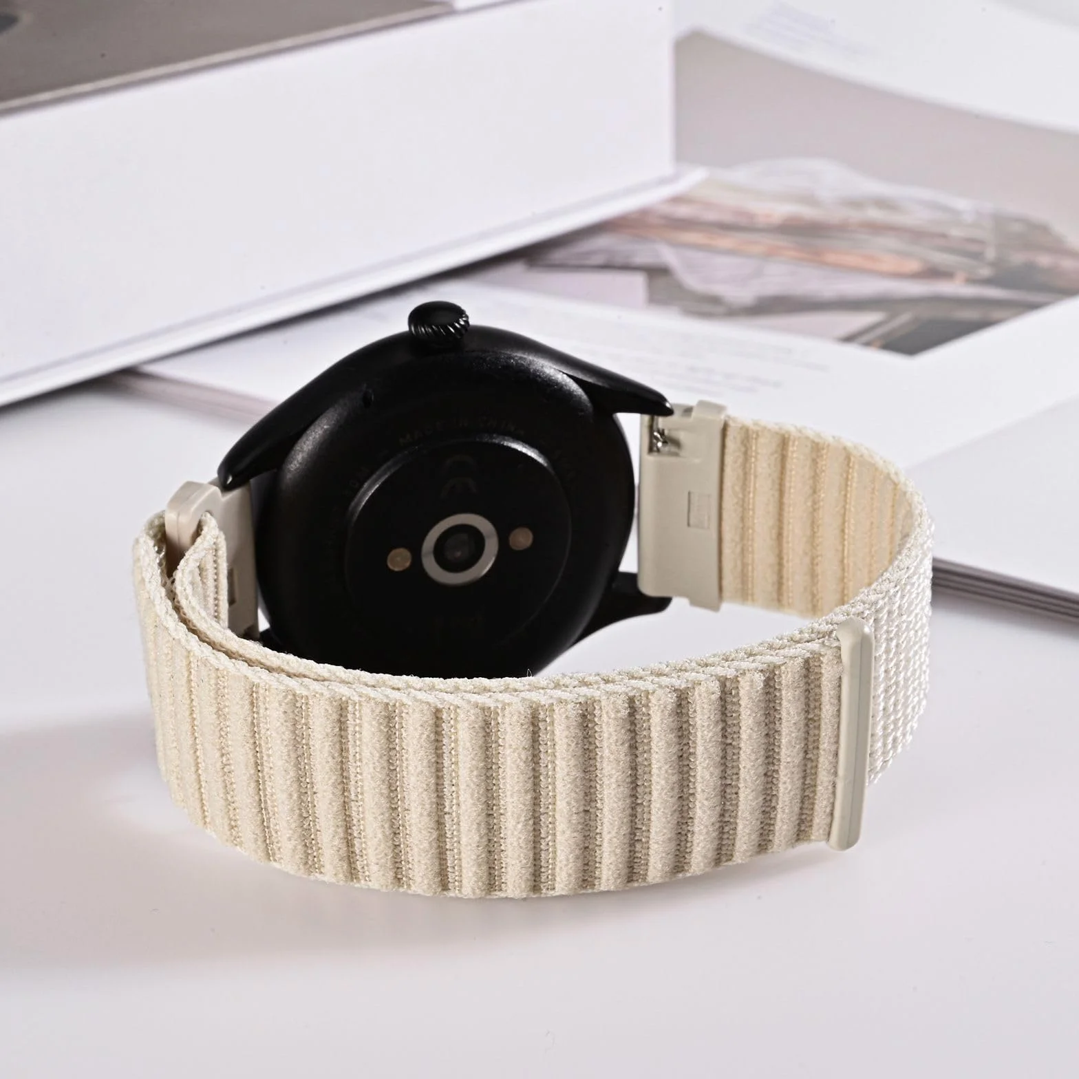 BISONSTRAP Nylonowe paski do zegarków dla mężczyzn i kobiet, nylonowe paski na rzep, szybkie zapięcie, regulowana bransoletka zastępcza, 16 mm, 18 mm, 20 mm, 22 mm, 24 mm