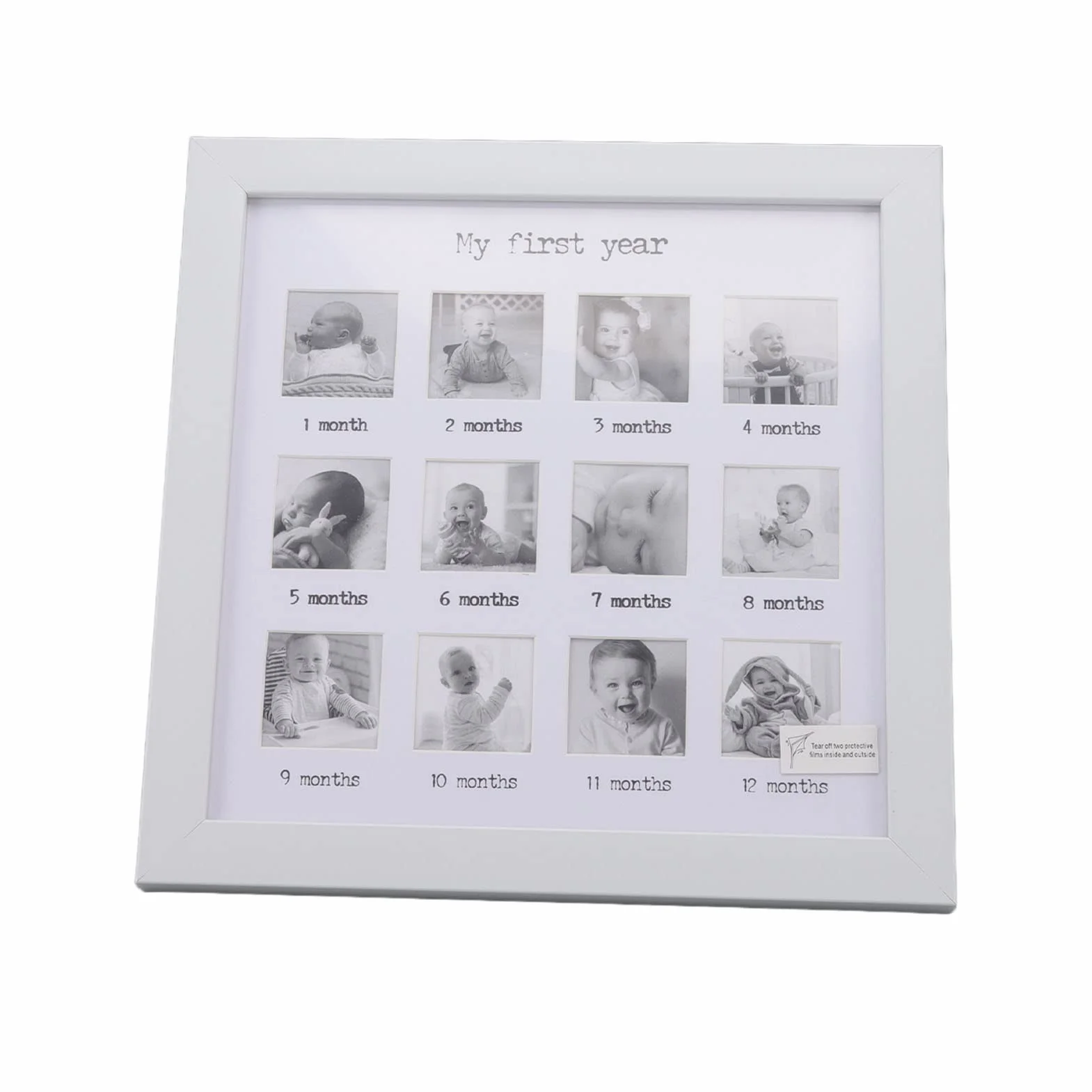Ramka na zdjęcia pierwszego dziecka, miesięczna ramka na zdjęcia noworodka Precious for Baby Growth Record for Baby Keepsake