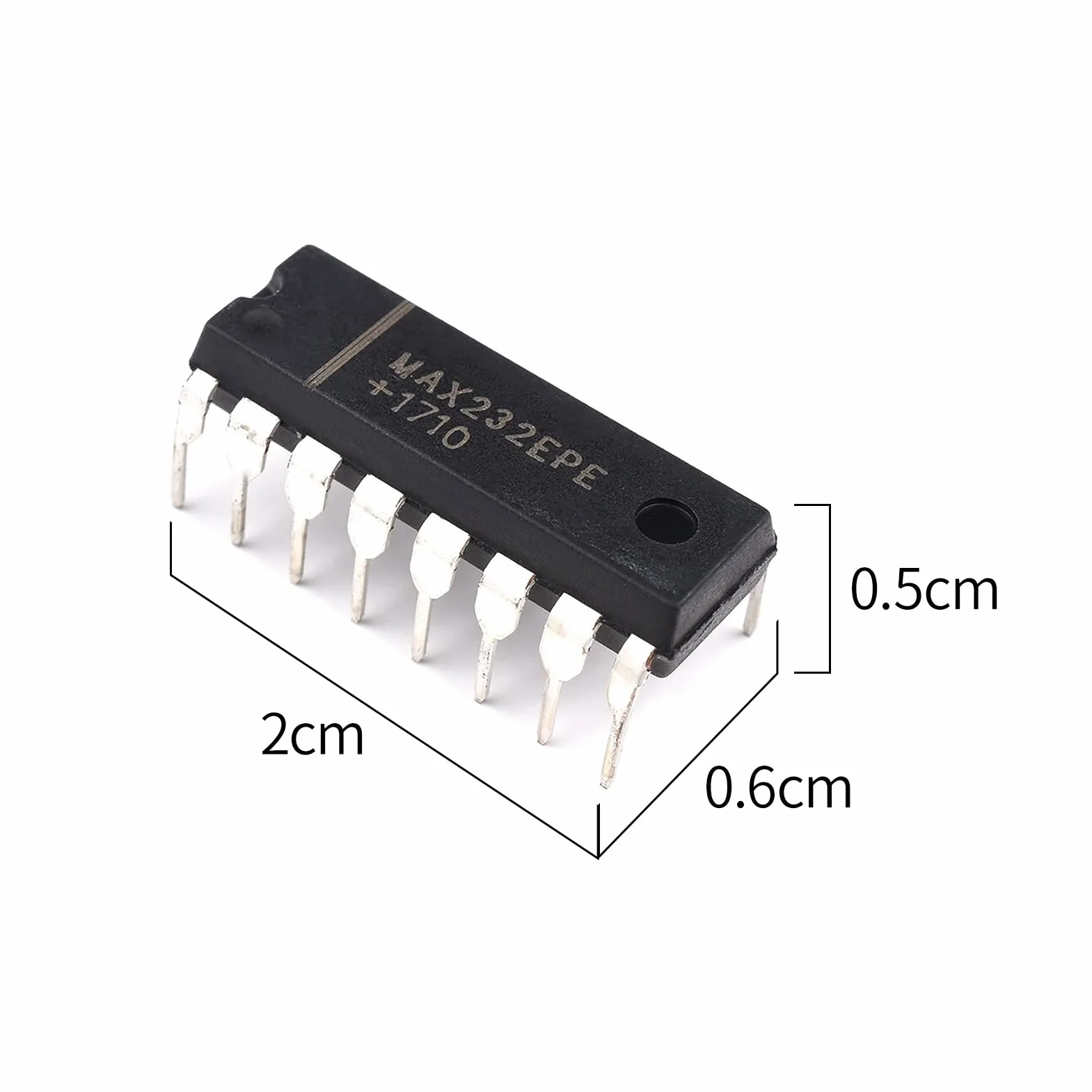 BuyWeek Zestaw chipsetów IC, 5 sztuk/partia MAX232 IC Chip oryginalny układ scalony chipset komponenty elektroniczne