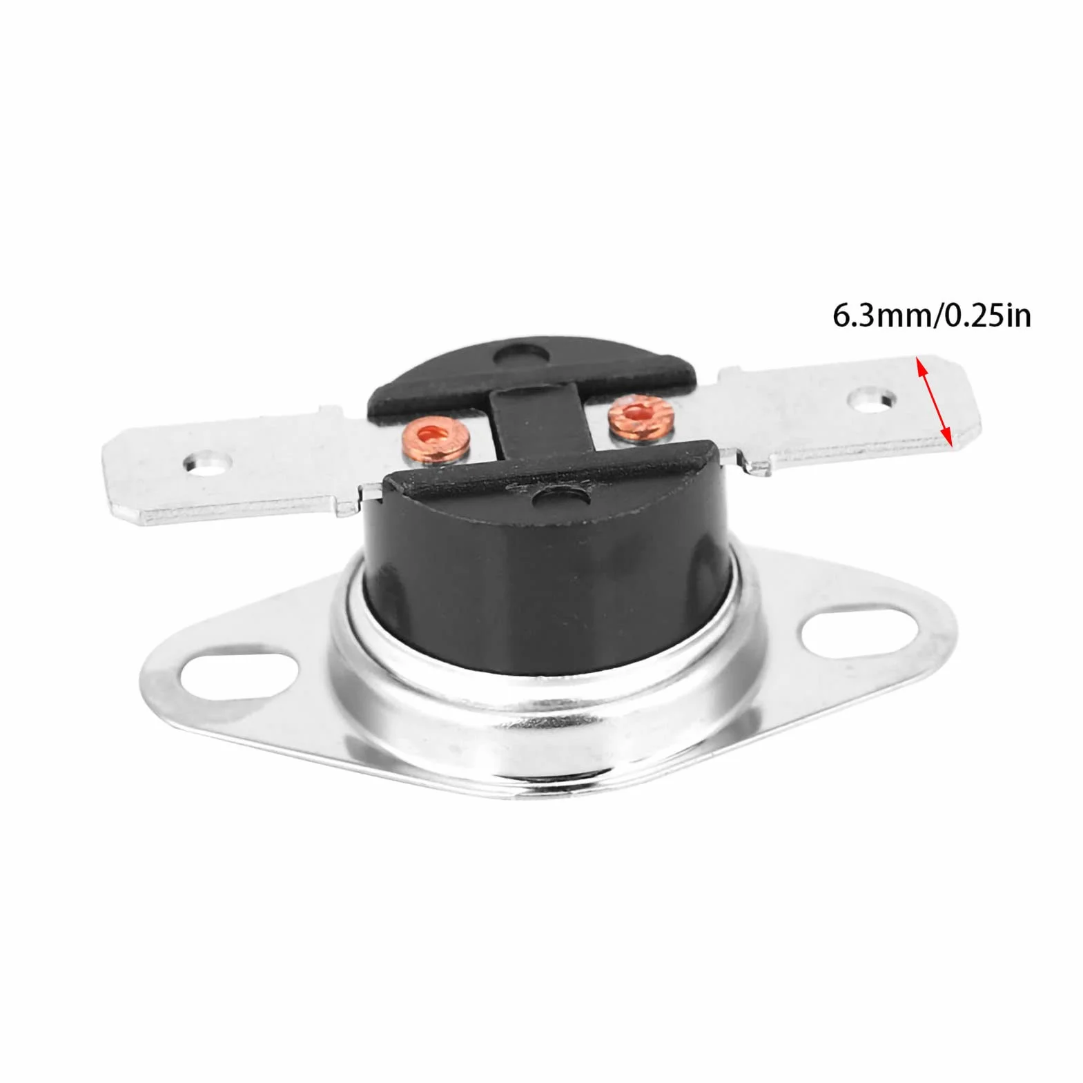 5 Sztuk KSD301 Przełącznik Temperatury Termostat Termiczny 250V 10A 0℃, Czujnik Temperaturowy do Urządzeń Grzewczych, Plastikowy Przełącznik Żelazny