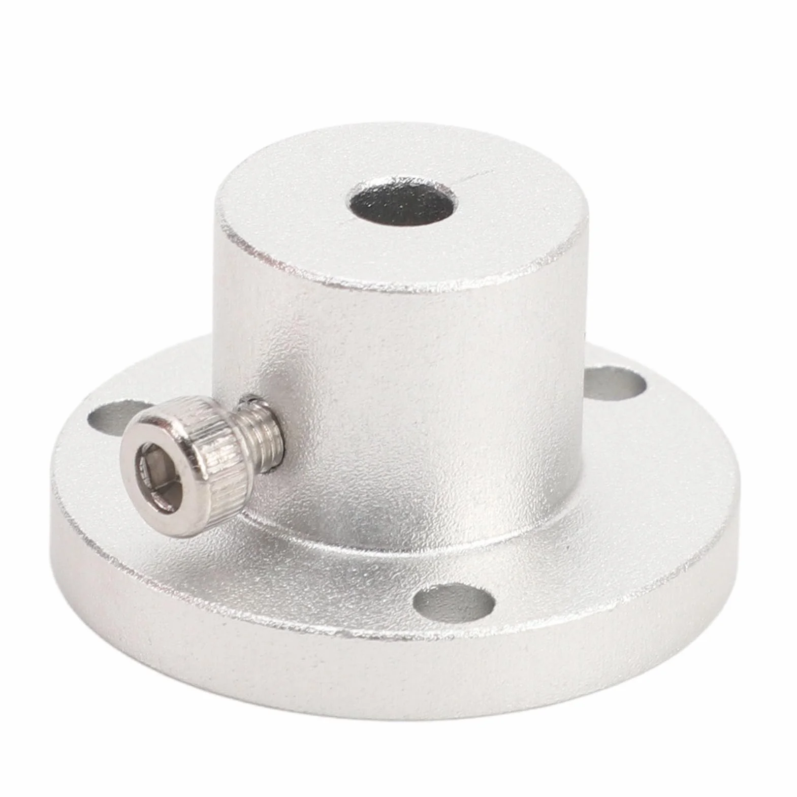 Sprzęgło 4 mm do koła Mecanum, 60 mm, precyzyjne rozmiary, bezpieczny mechanizm, uniwersalna piasta ze śrubą nastawczą ze stali nierdzewnej