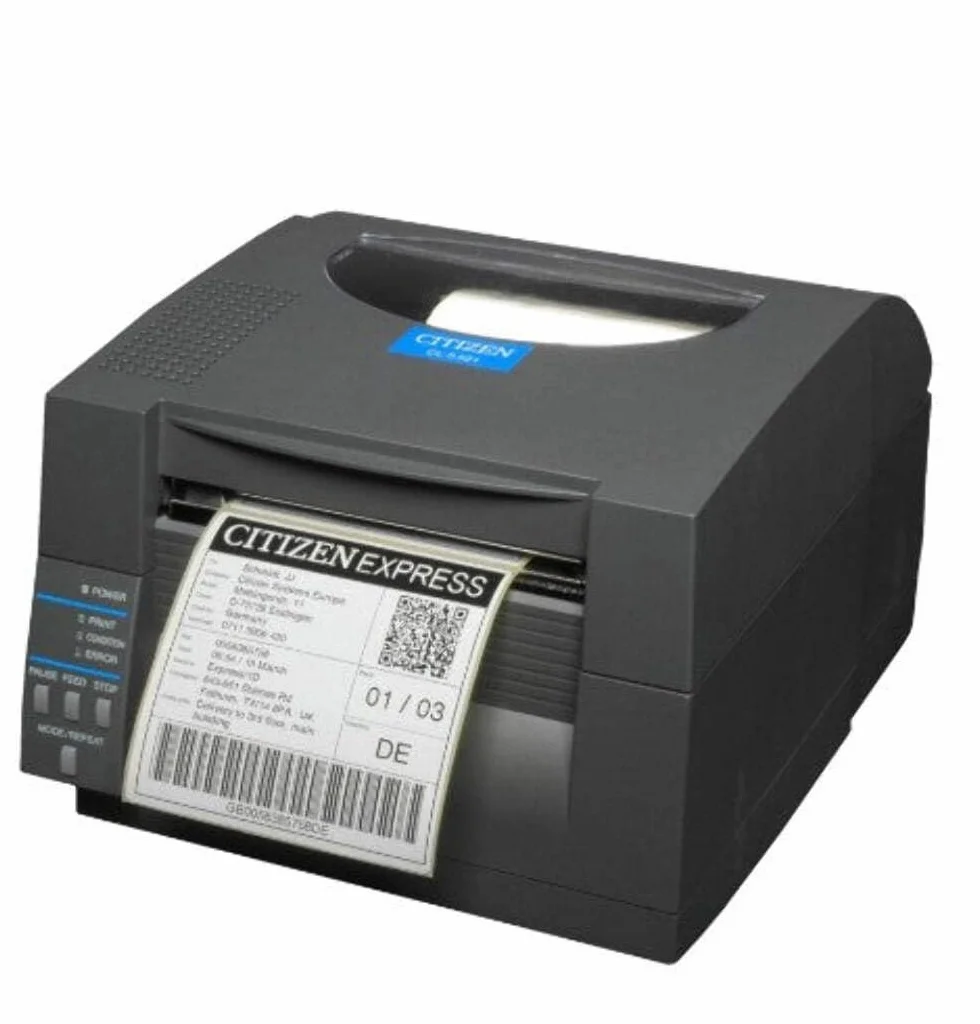 Citizen CL-S521II drukarka etykiet bezpo?rednio termiczny 203 x 203 DPI Przewodowa (CL-S521II Printer Direct - thermal, Black, UK+EN Plug - CL-S521II, Direct thermal, 203 x 203 DPI, 150 mm/s