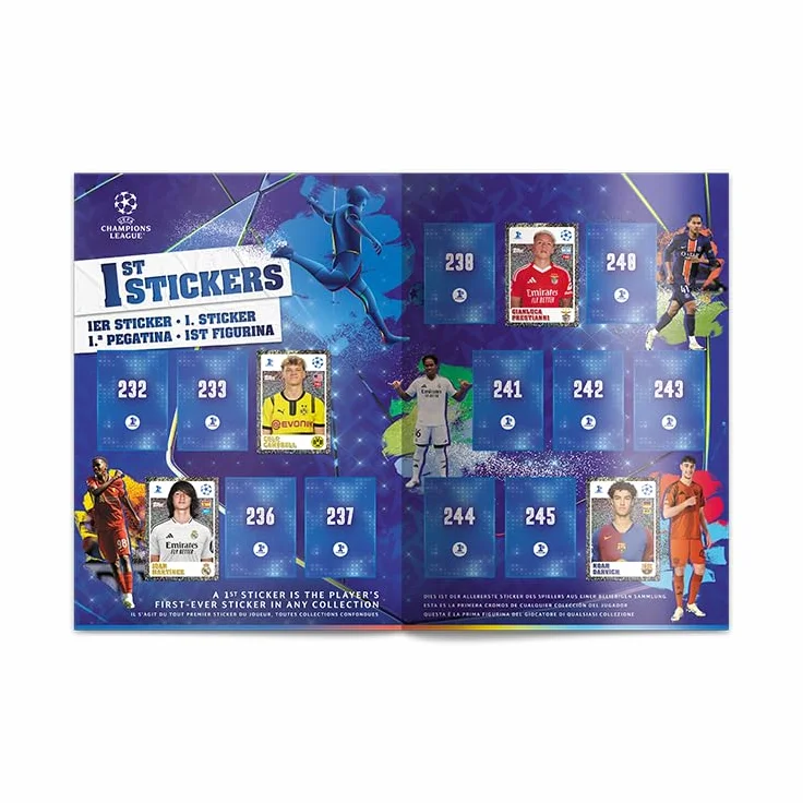 Topps Naklejka UEFA Champions League 24/25 – album na sztywny album – wyłącznie online
