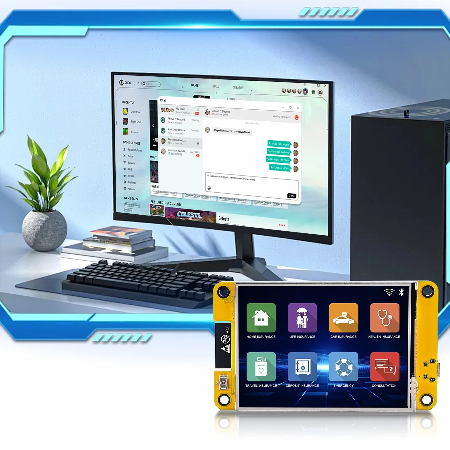 ESP32 wyświetlacz 2,8 cala, 240 x 320 ESP32, moduł ESP32, moduł Bluetooth, procesor dwurdzeniowy, częstotliwość 240 MHz, ekran dotykowy TFT kompatybilny z Arduino/LVGL