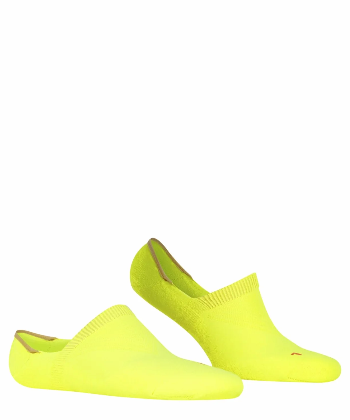 FALKE Uniseks Stopki Cool Kick Invisible U In materiał funkcyjny niewidoczne jednokolorowe 1 Para, Żółty Lightning 1325, 42-43
