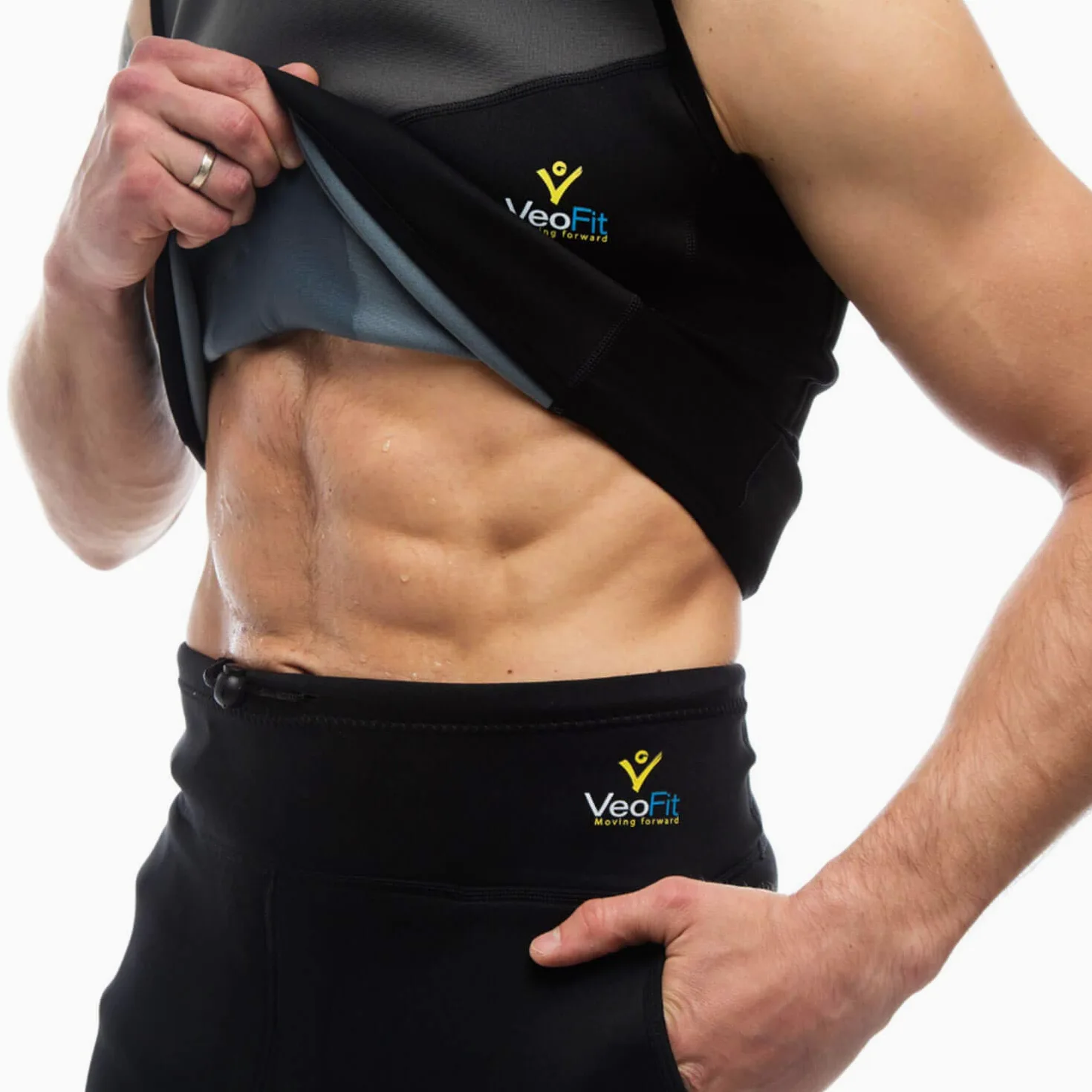VEOFIT Fitness wyszczuplająca bluza - tonizuje ramiona, brzuch i biodra, zapewniając jędrniejszą skórę i wyrafinowaną sylwetkę S-XXXL