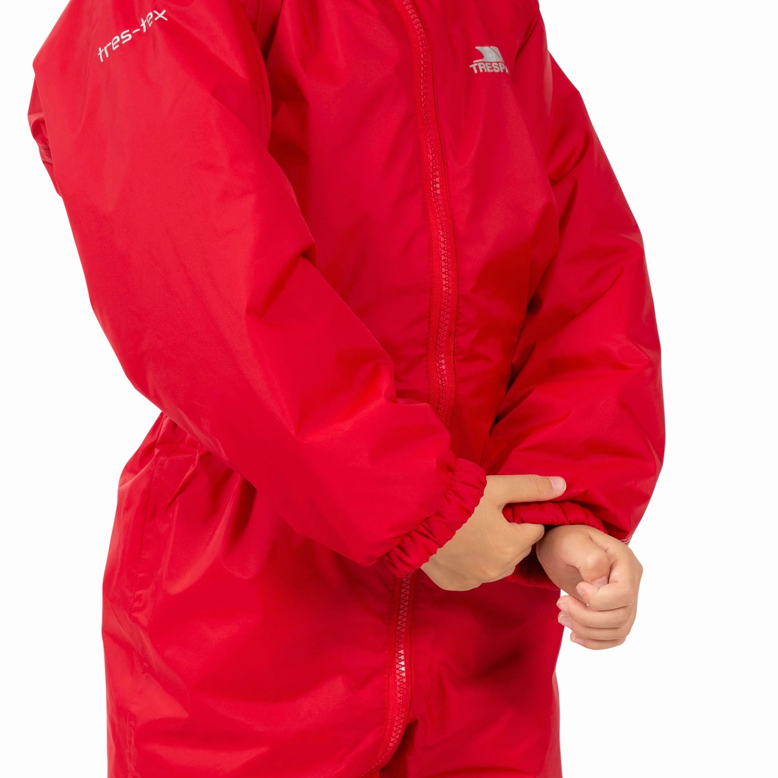 Trespass Unisex Dripdrop wodoszczelny kombinezon przeciwdeszczowy z kapturem